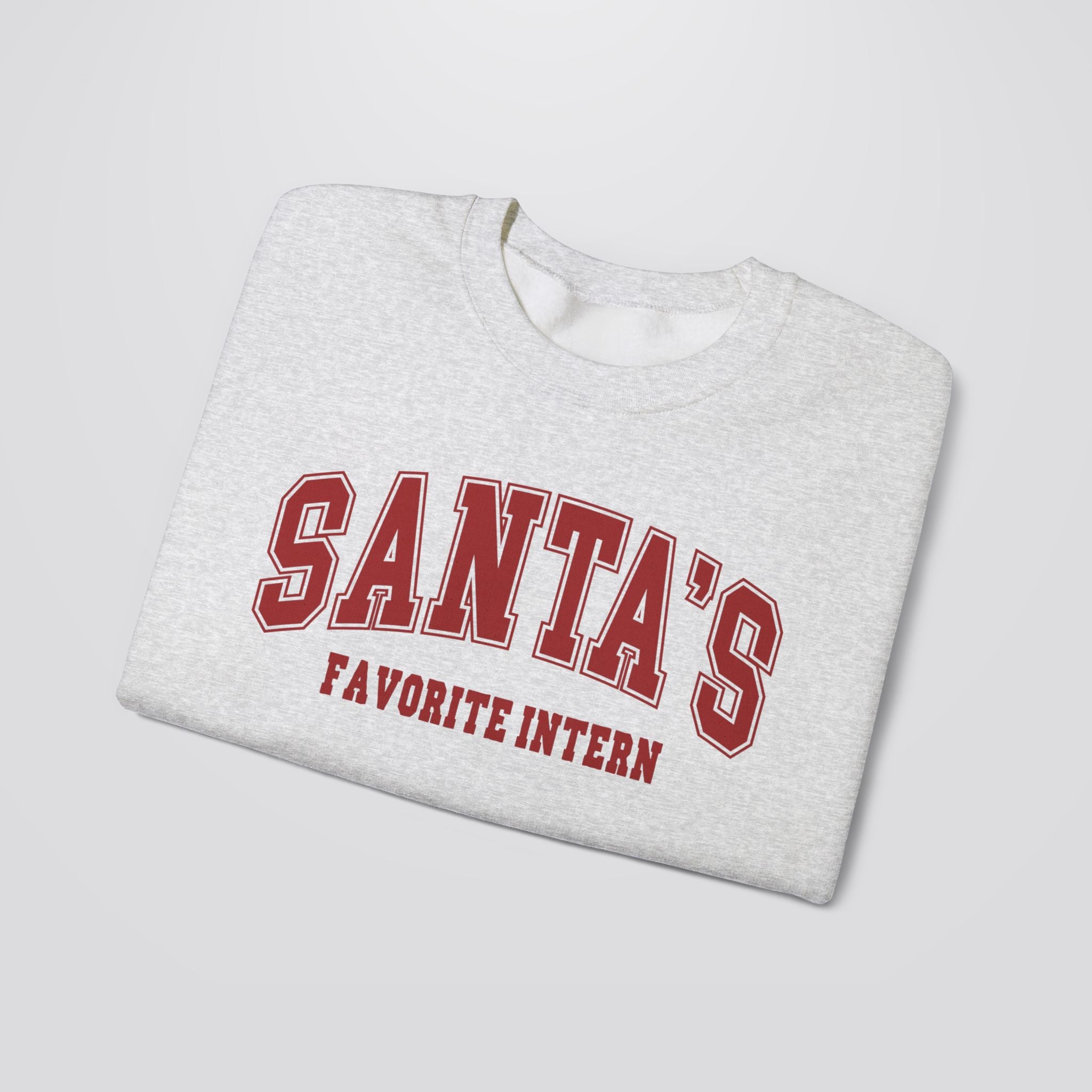 Santa's Favorite Intern Christmas Sweatshirt