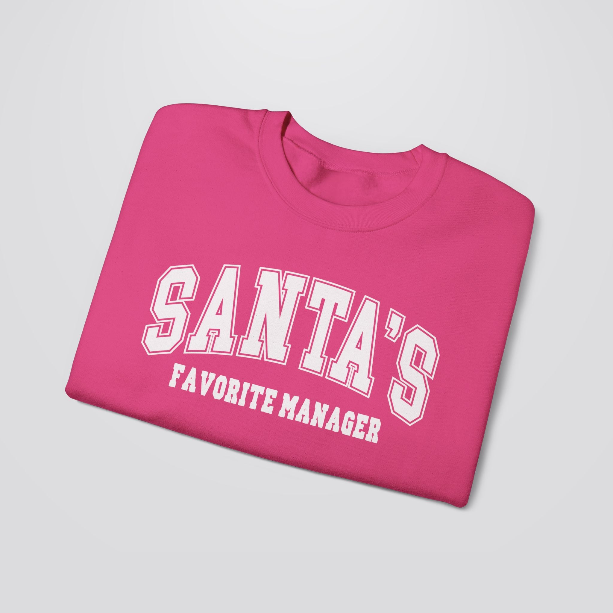 Santa's Favorite Manager Christmas Sweatshirt