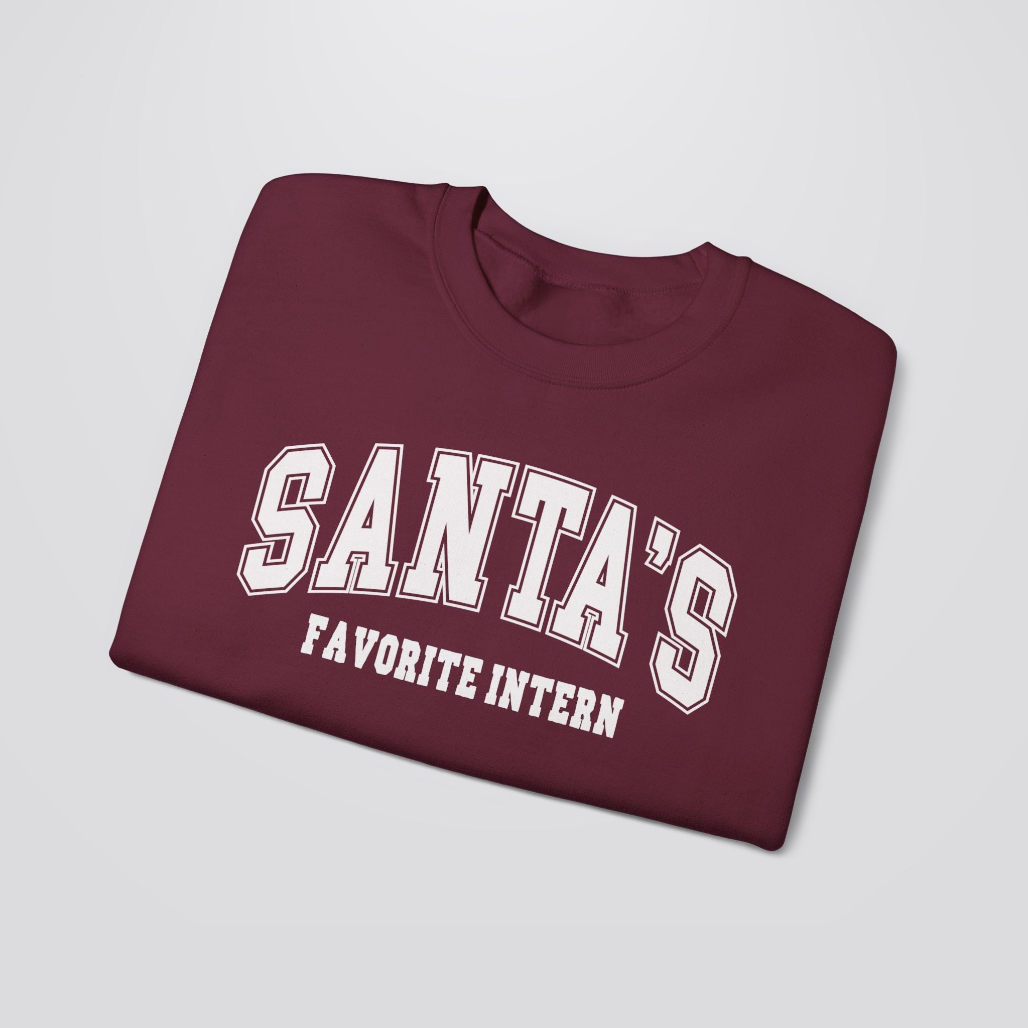 Santa's Favorite Intern Christmas Sweatshirt