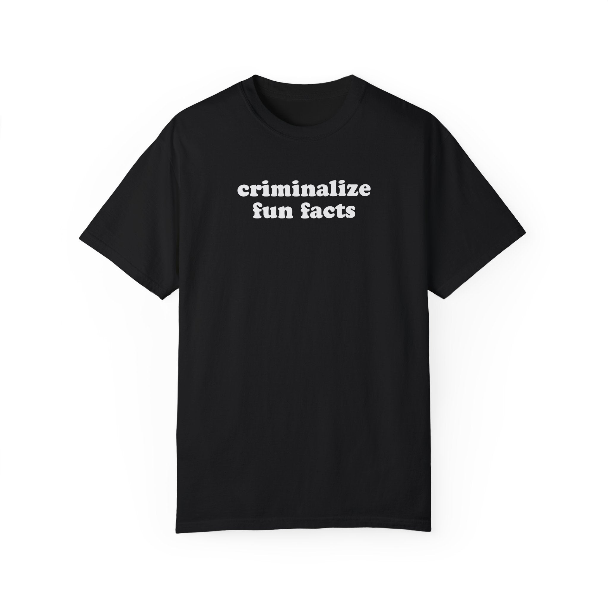 Criminalize Fun Facts Tee