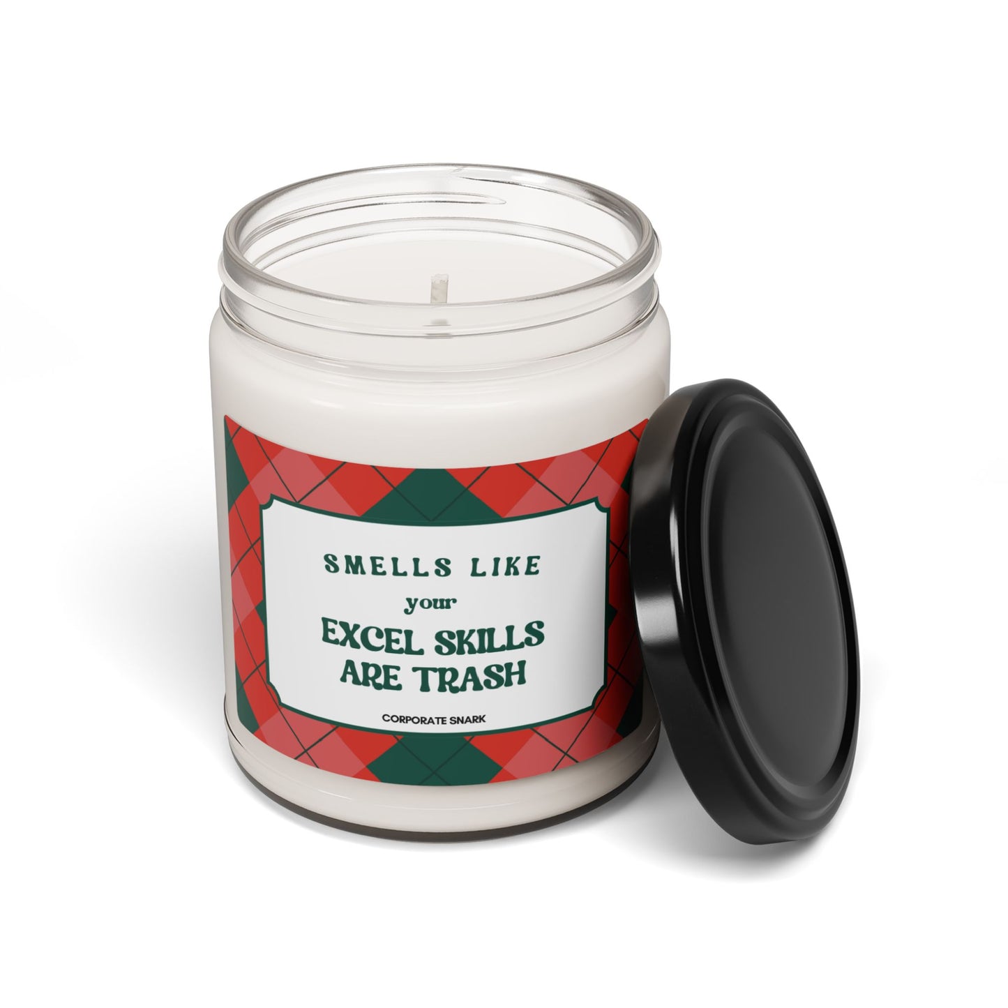 Smells Like Your Excel Skills Are Trash Christmas Candle Gift For Coworker