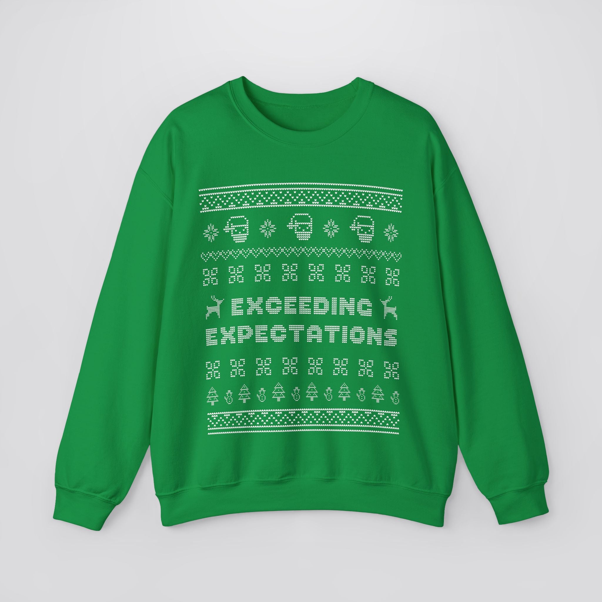 Exceeding Expectations Ugly Sweater Sweatshirt