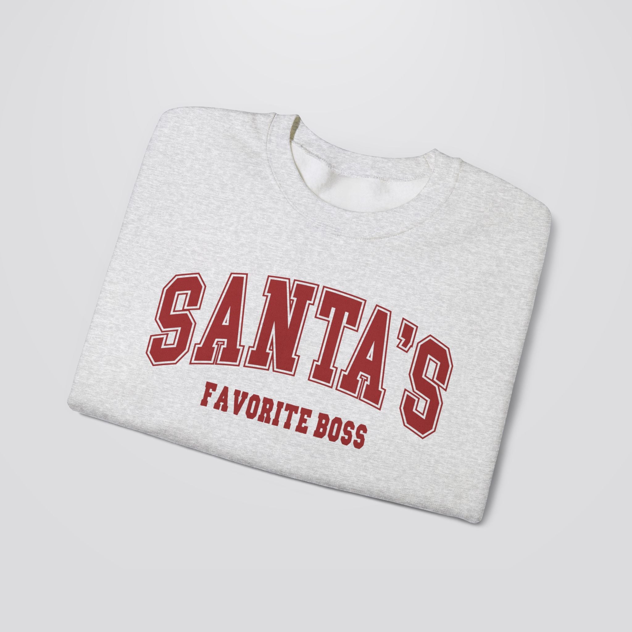 Santa's Favorite Boss Christmas Sweatshirt