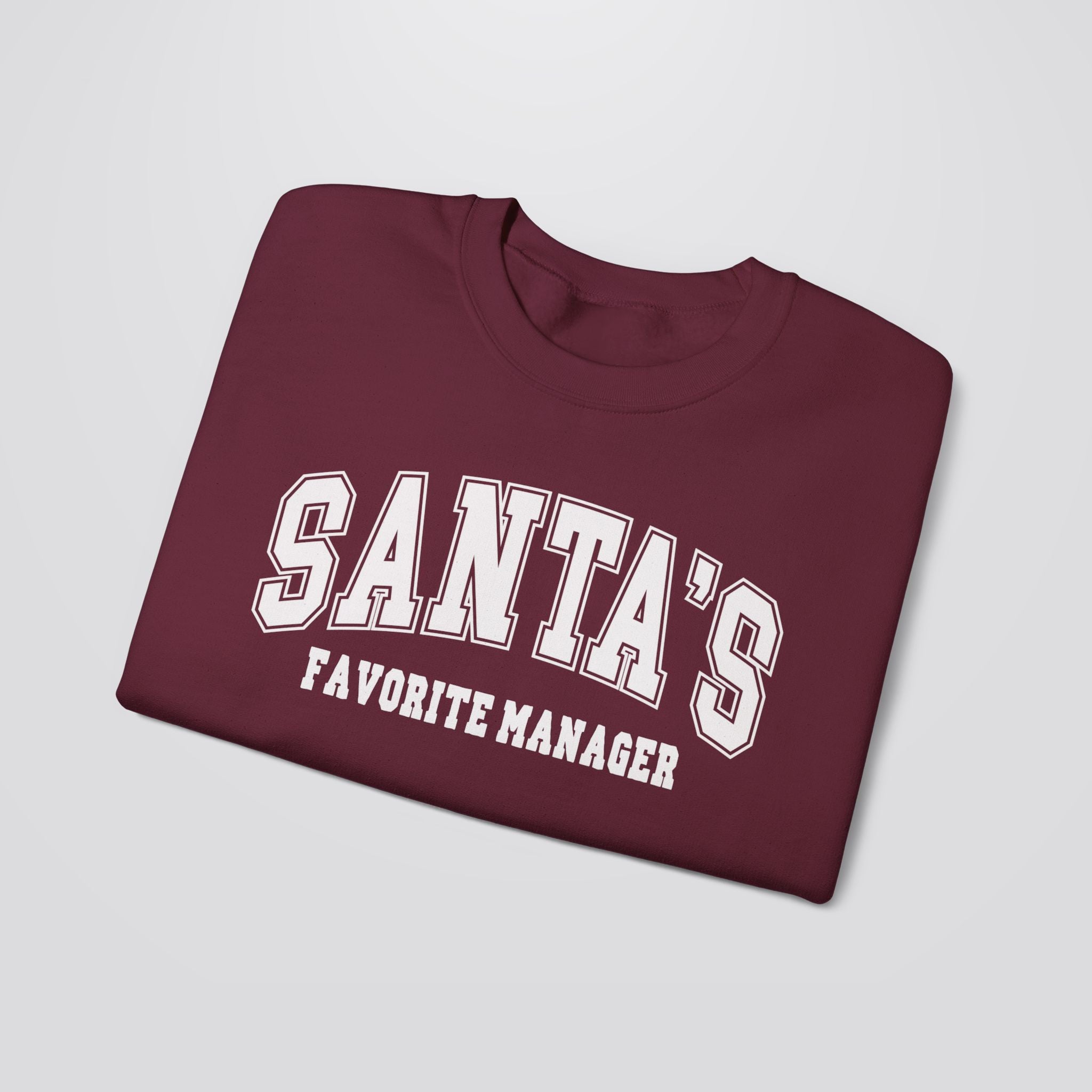 Santa's Favorite Manager Christmas Sweatshirt