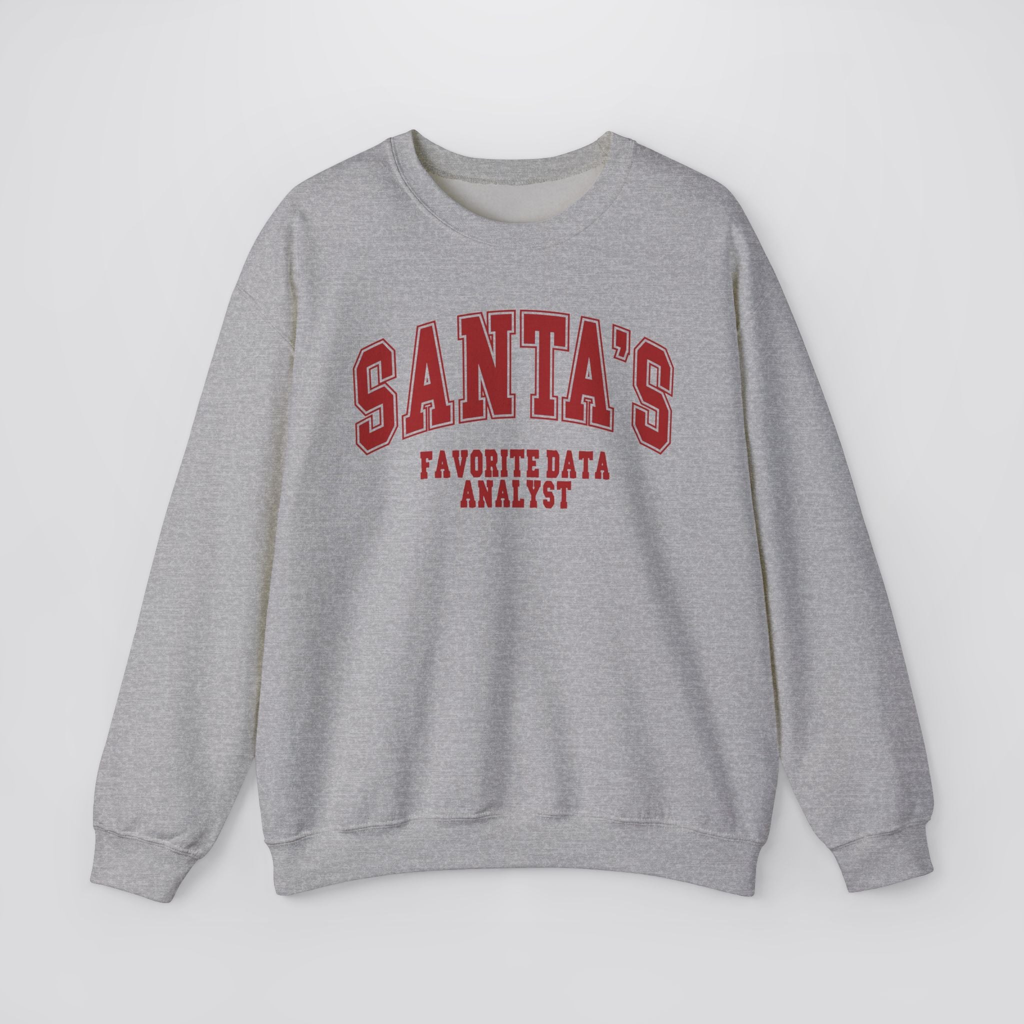 Santa's Favorite Data Analyst Christmas Sweatshirt