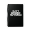 Silently Correcting Your Grammar Notebook