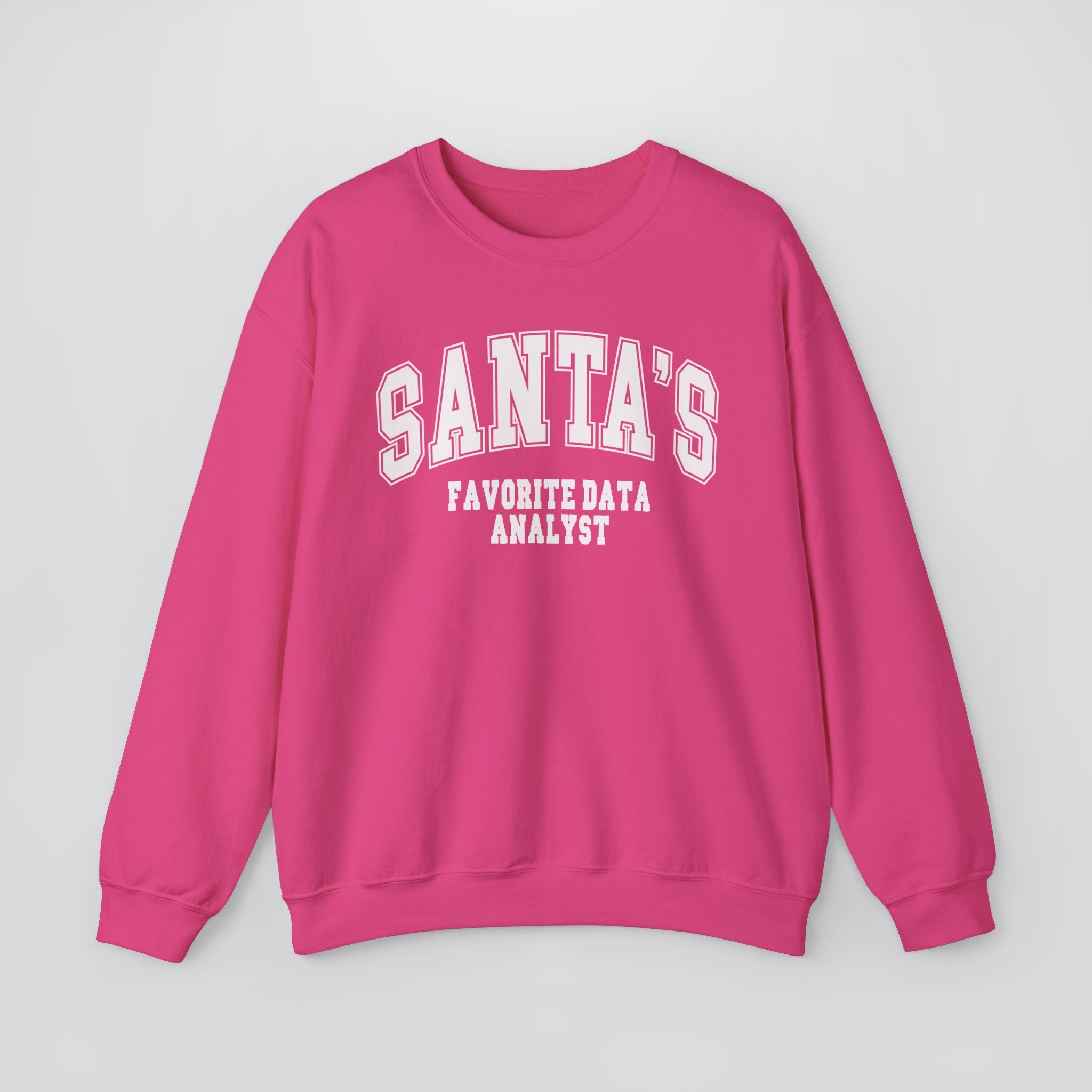 Santa's Favorite Data Analyst Christmas Sweatshirt