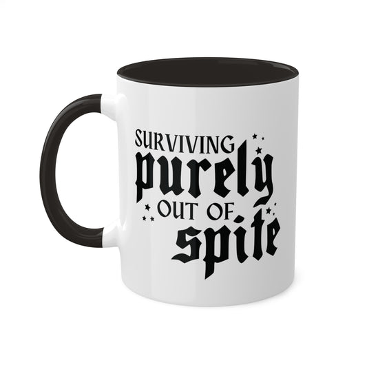 Surviving Purely Out Of Spite Mug 11 oz