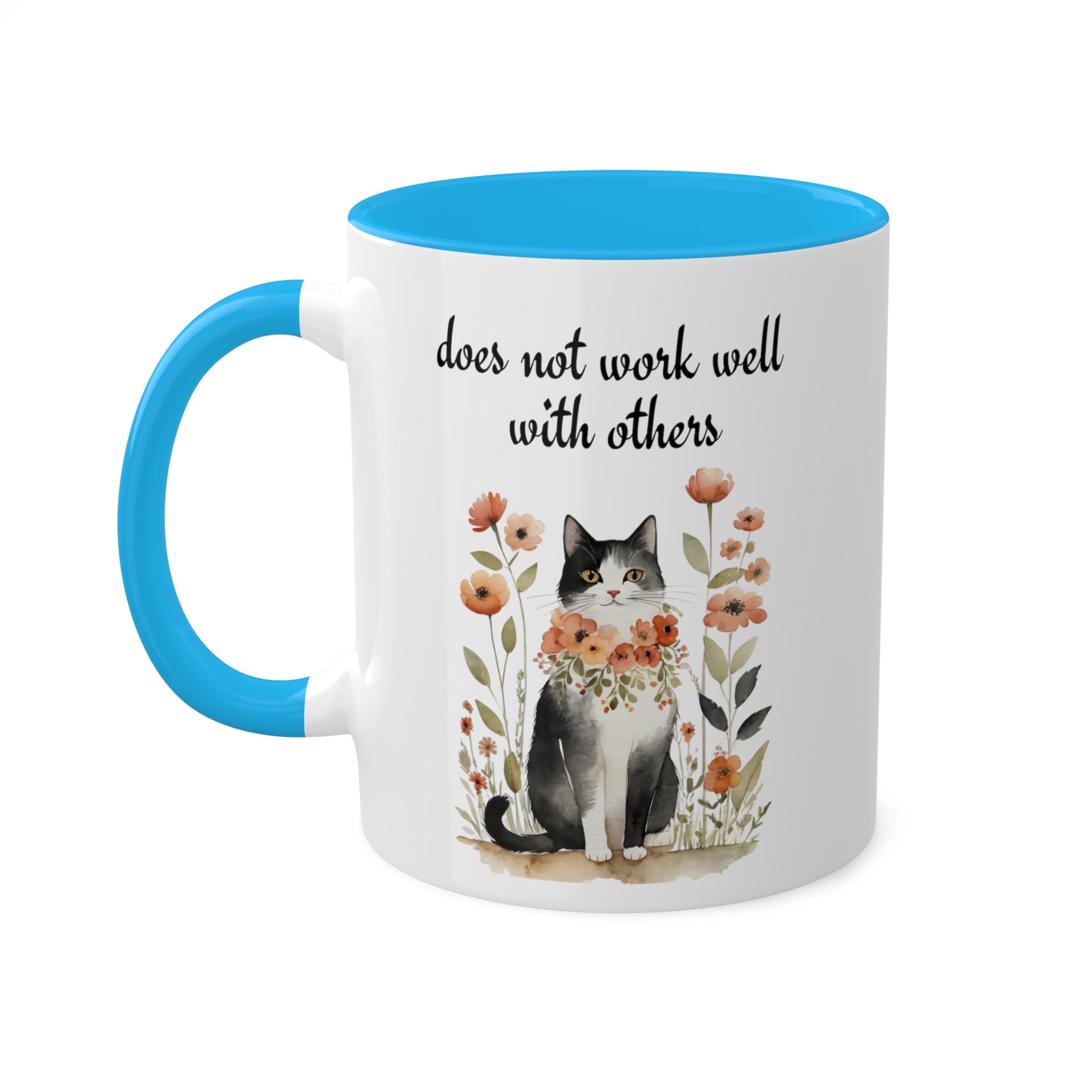 Does Not Work Well With Others Mug 11 oz