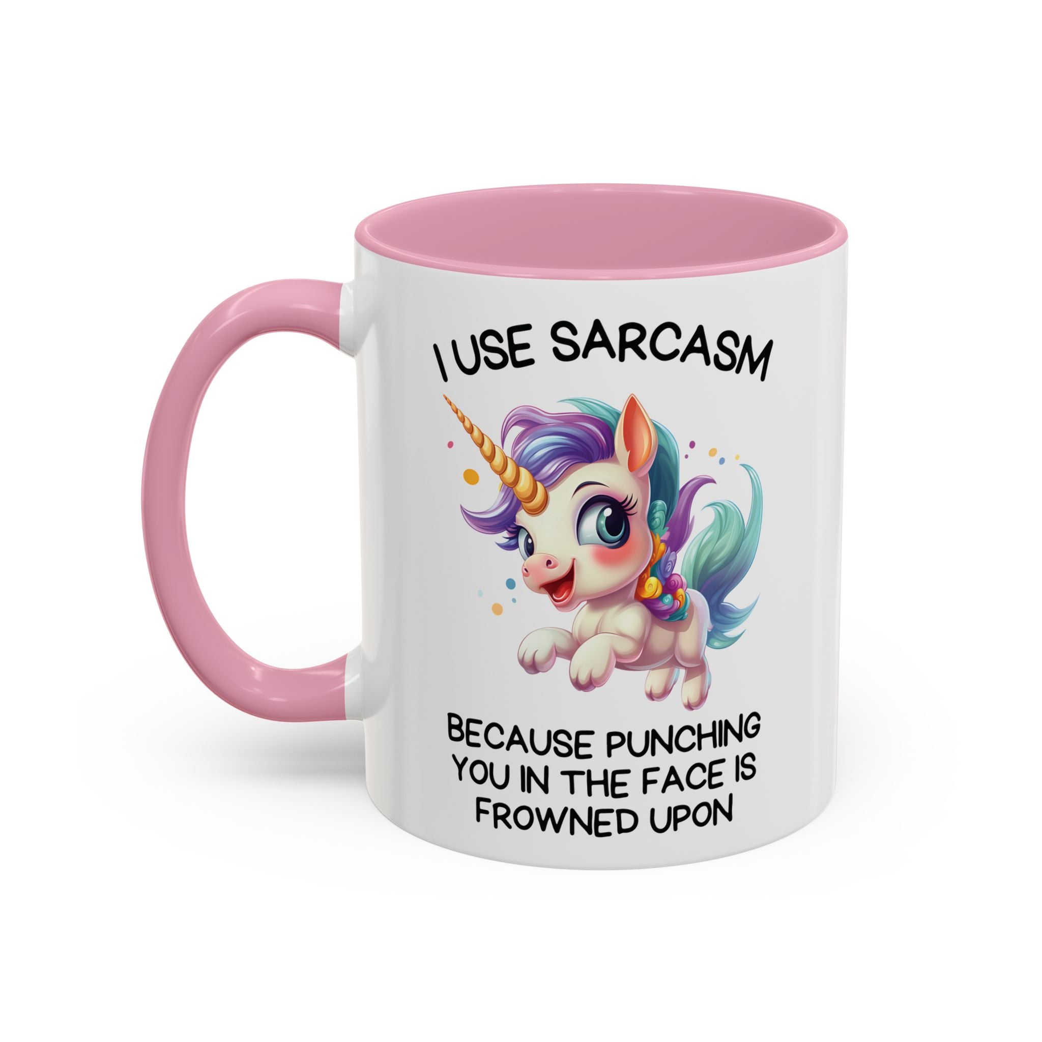 Fly-By Unicorn Snark Mug 11 oz