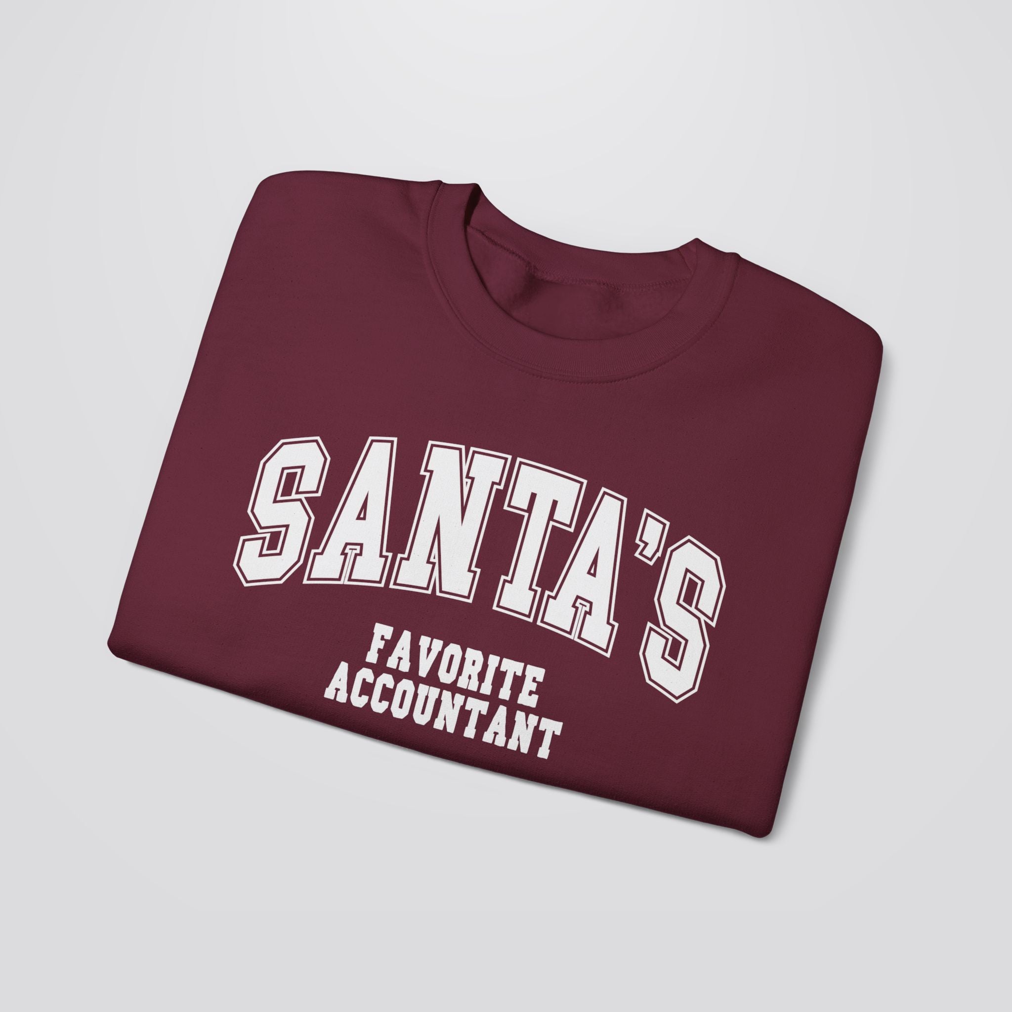 Santa's Favorite Accountant Christmas Sweatshirt