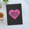 Tomorrow Isn't Promised: Tell Your Coworkers to Fuck Off Today Hardcover Journal