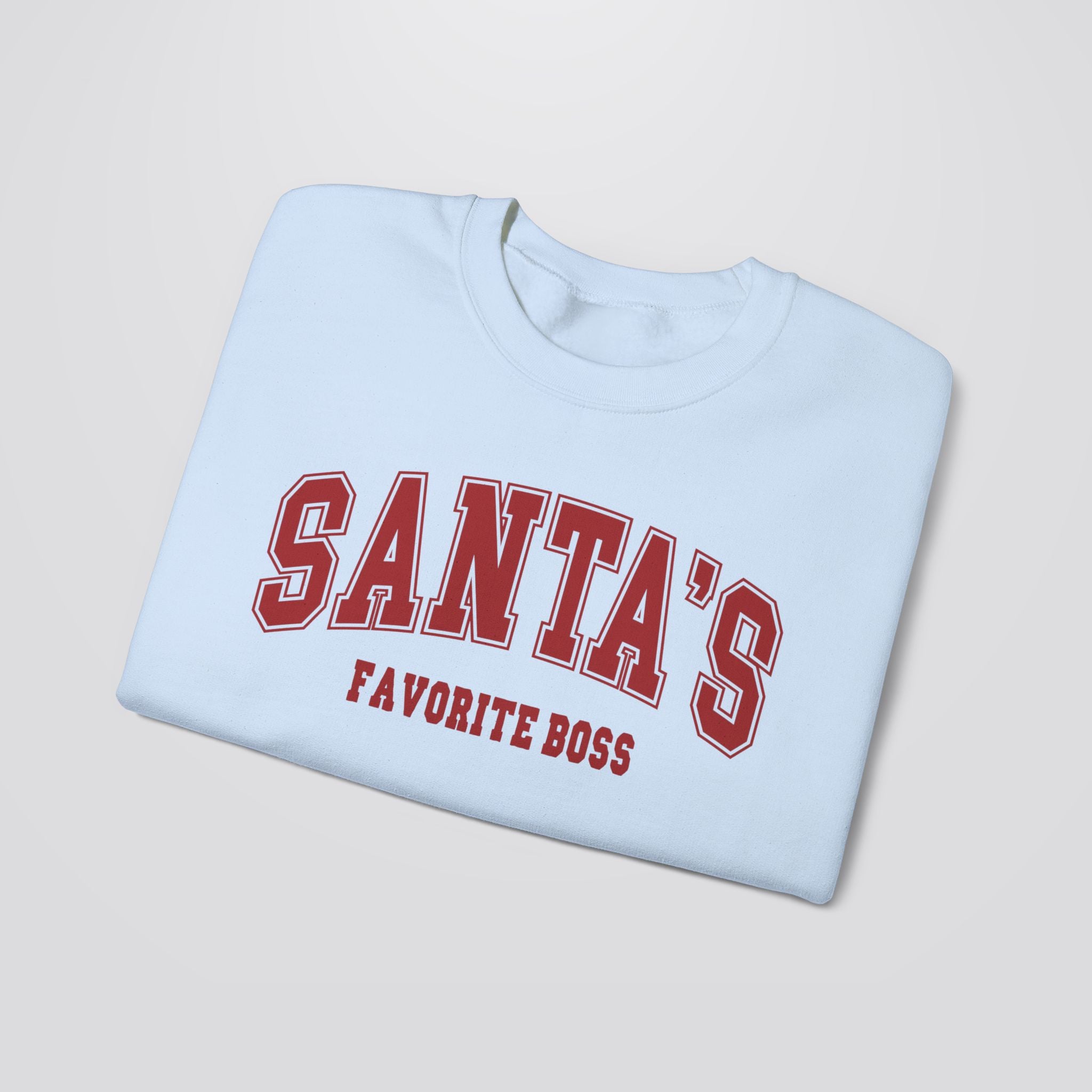 Santa's Favorite Boss Christmas Sweatshirt