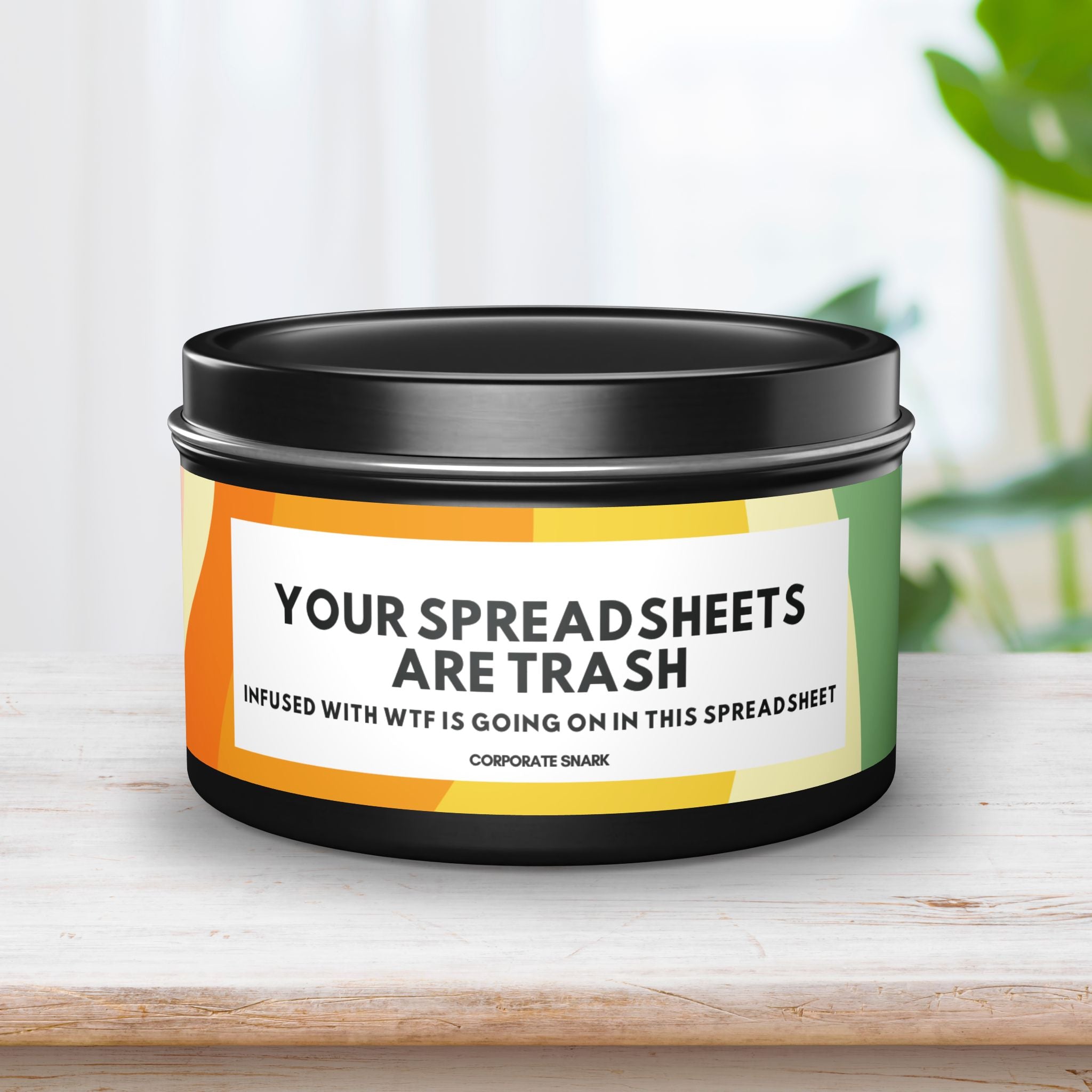 Your Spreadsheets Are Trash, Infused with WTF is Going On in This Spreadsheet Candle