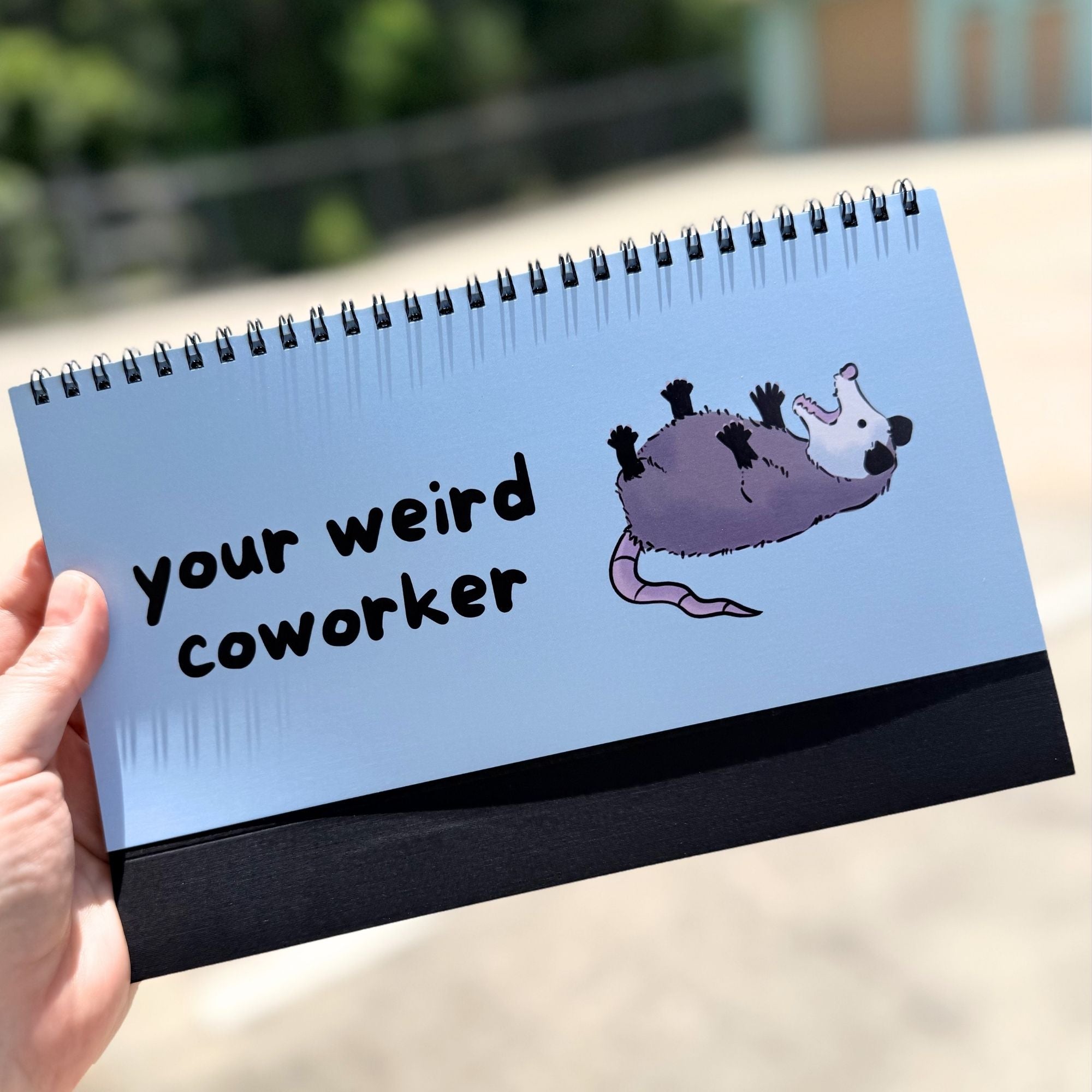 Opossums At Work Desk Sign