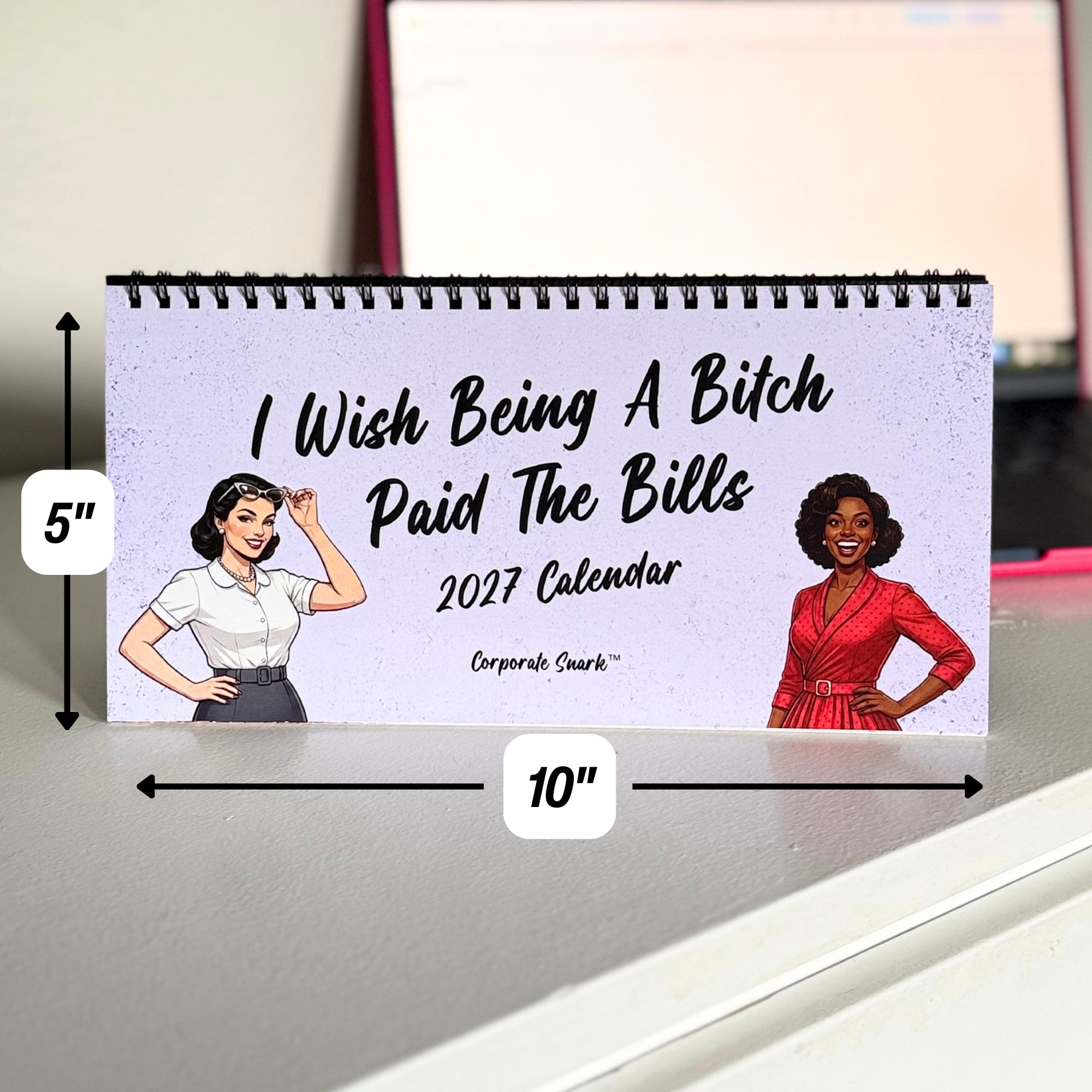 2027 I Wish Being a Bitch Paid The Bills Calendar