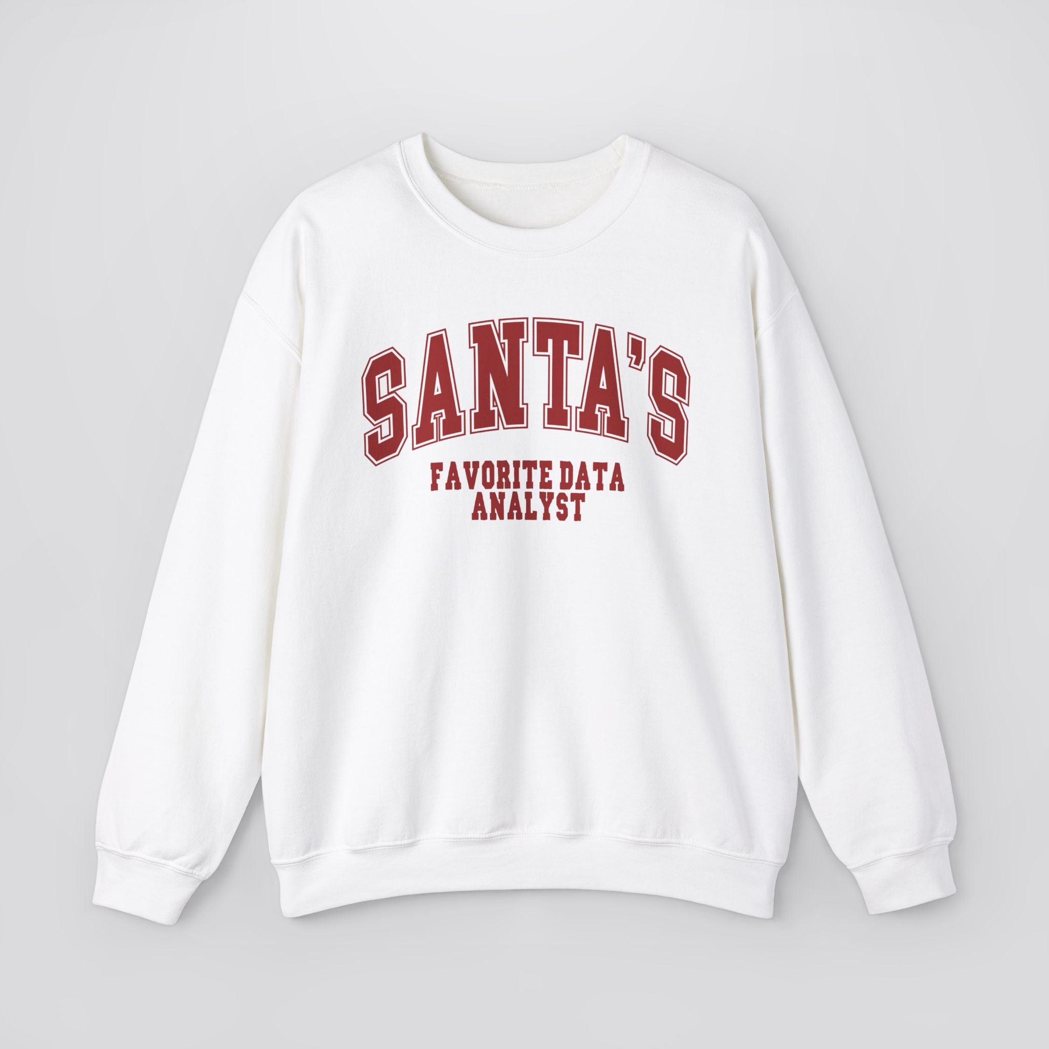 Santa's Favorite Data Analyst Christmas Sweatshirt