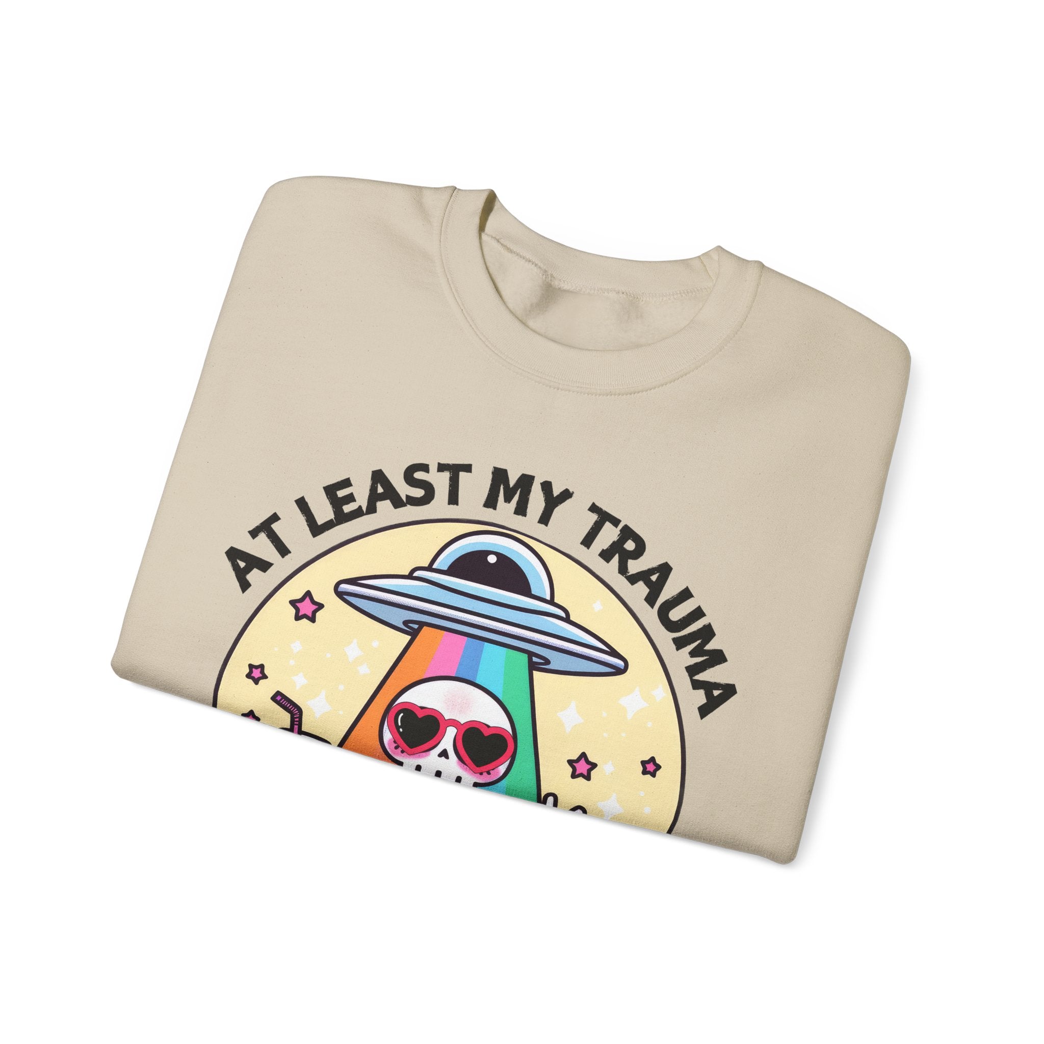 At Least My Trauma Made Me Funny Sweatshirt UK