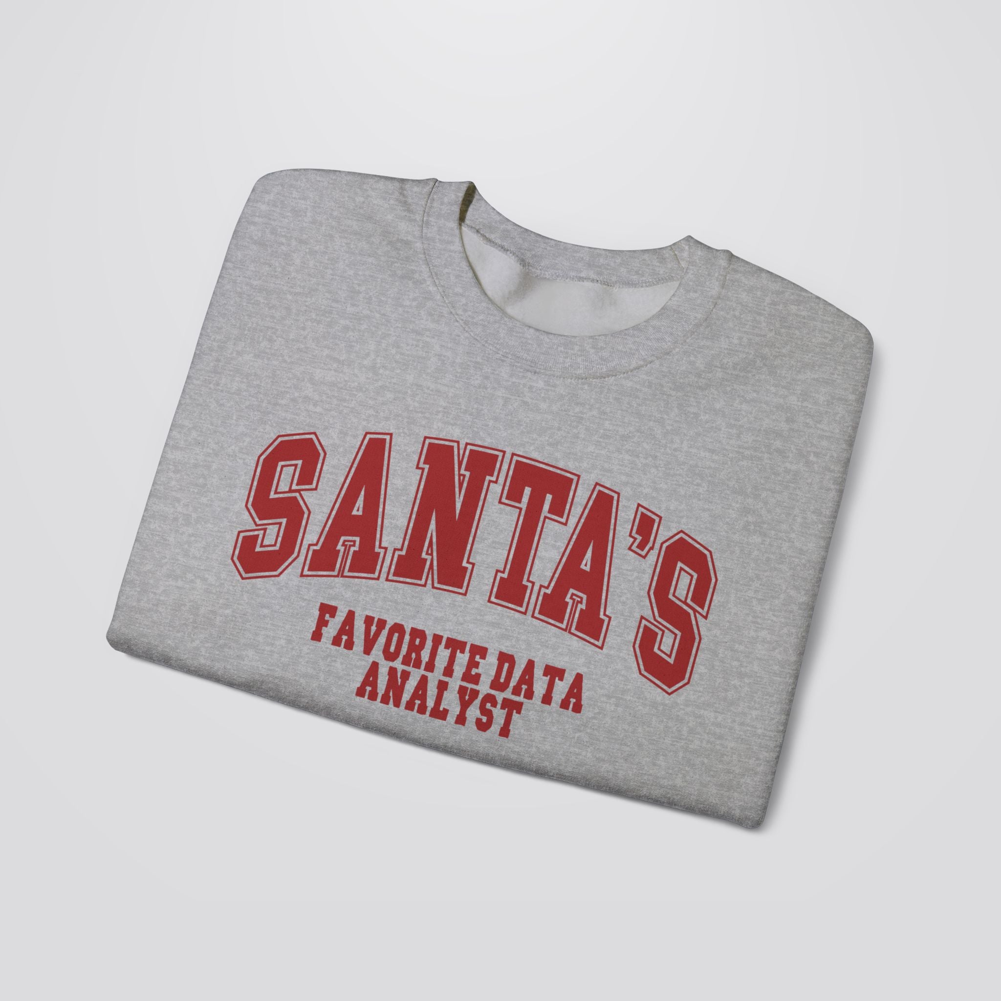 Santa's Favorite Data Analyst Christmas Sweatshirt