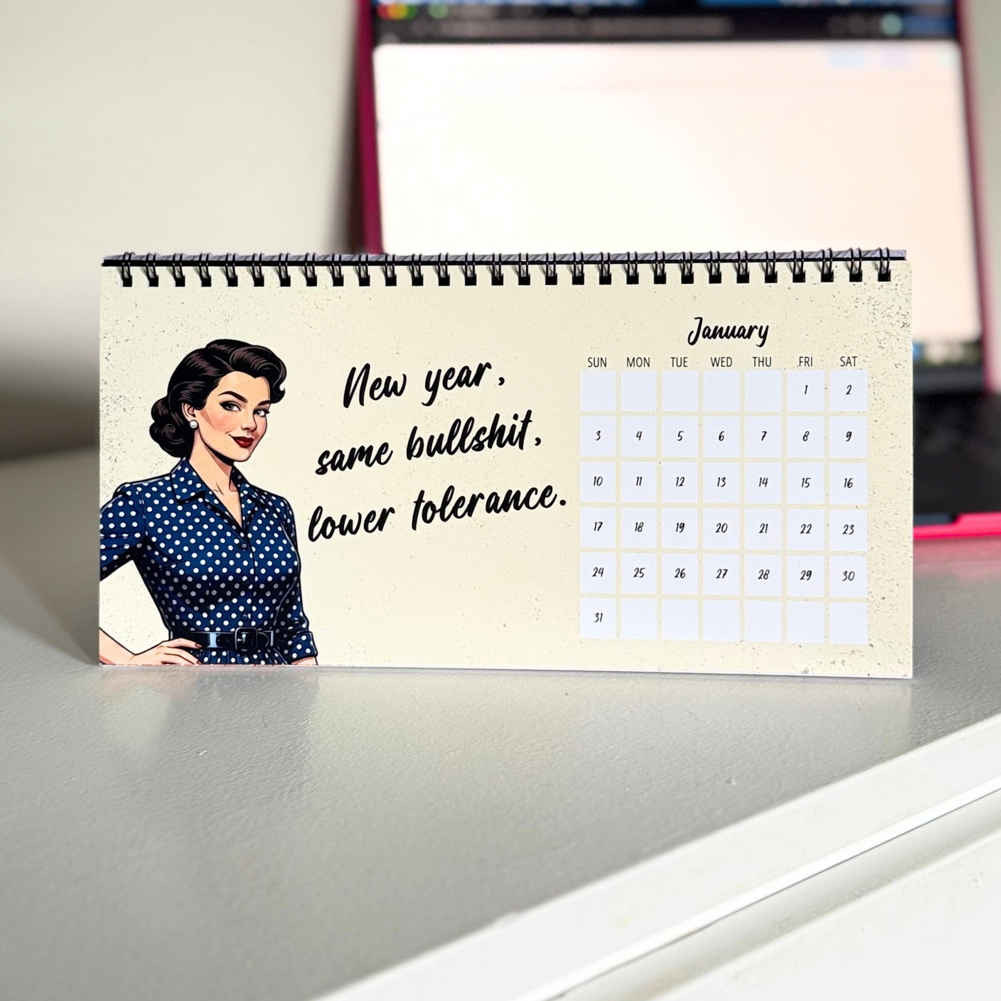 2027 I Wish Being a Bitch Paid The Bills Calendar