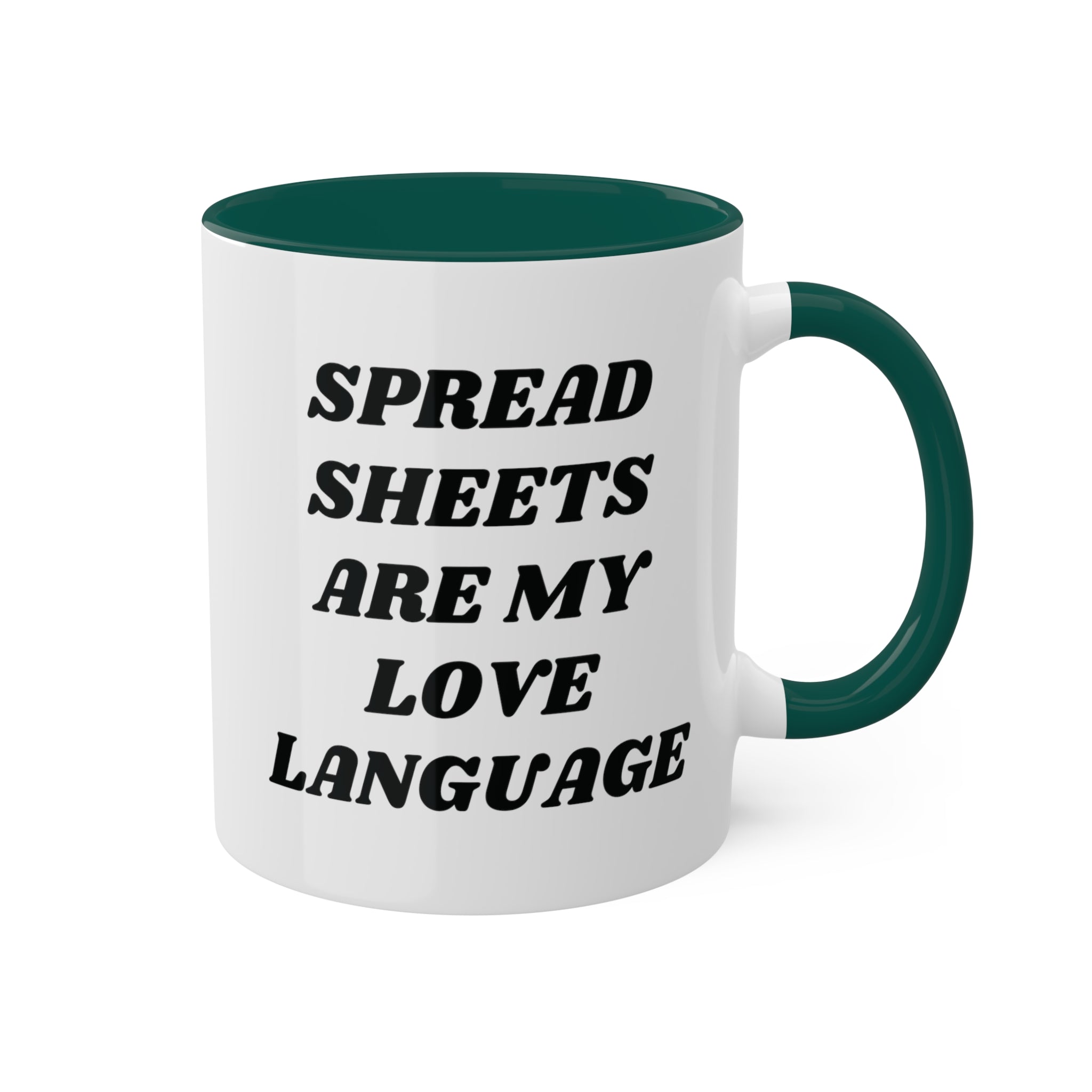 Spreadsheets Are My Love Language Mug 11 oz