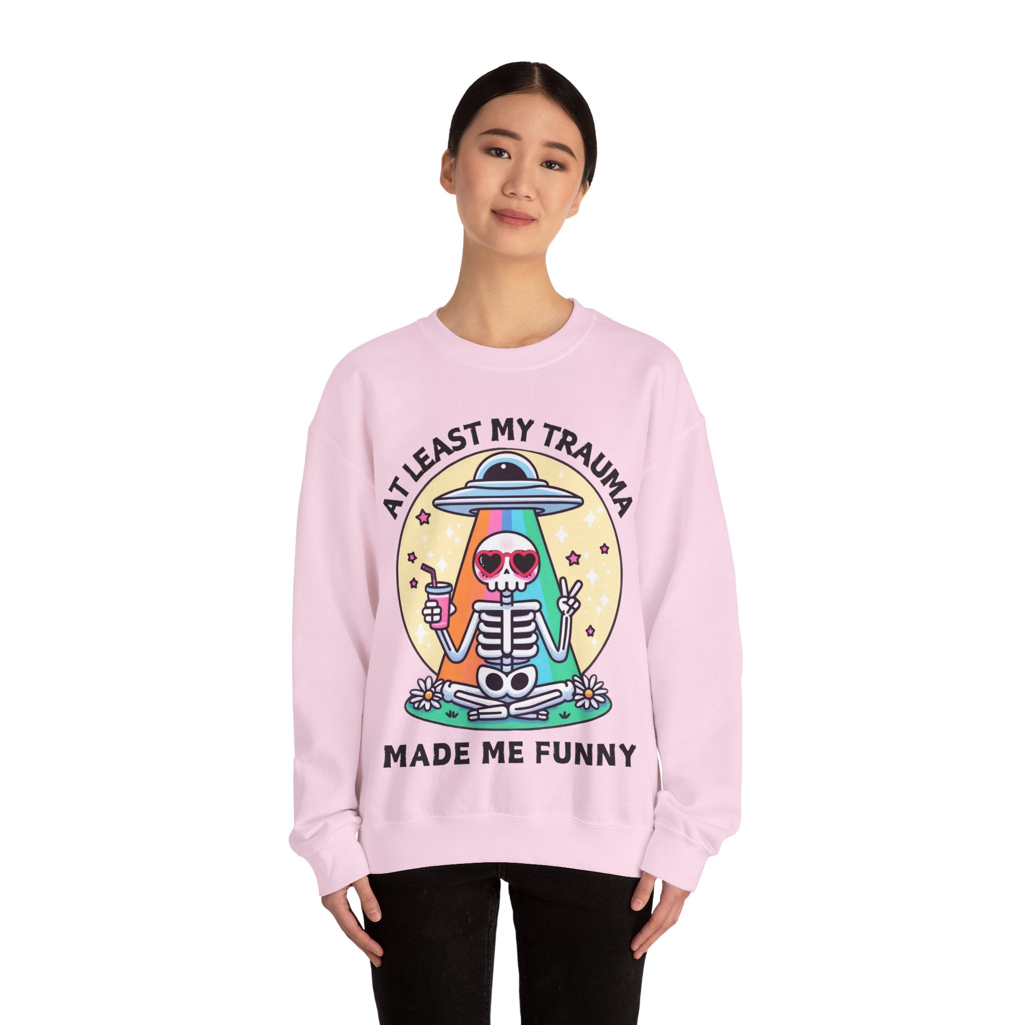 At Least My Trauma Made Me Funny Sweatshirt UK