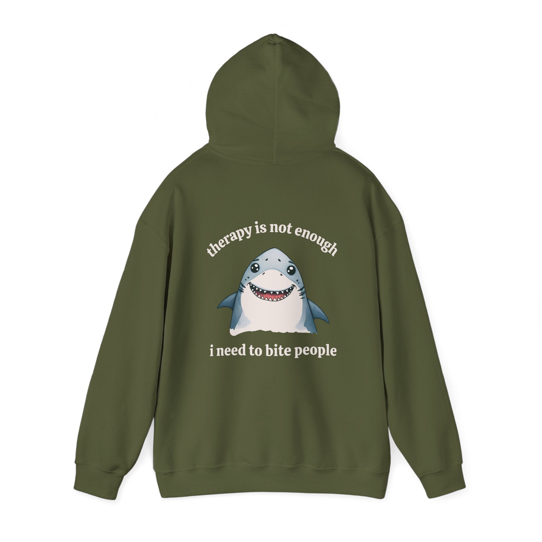 Therapy Is Not Enough I Need to Bite People Hoodie