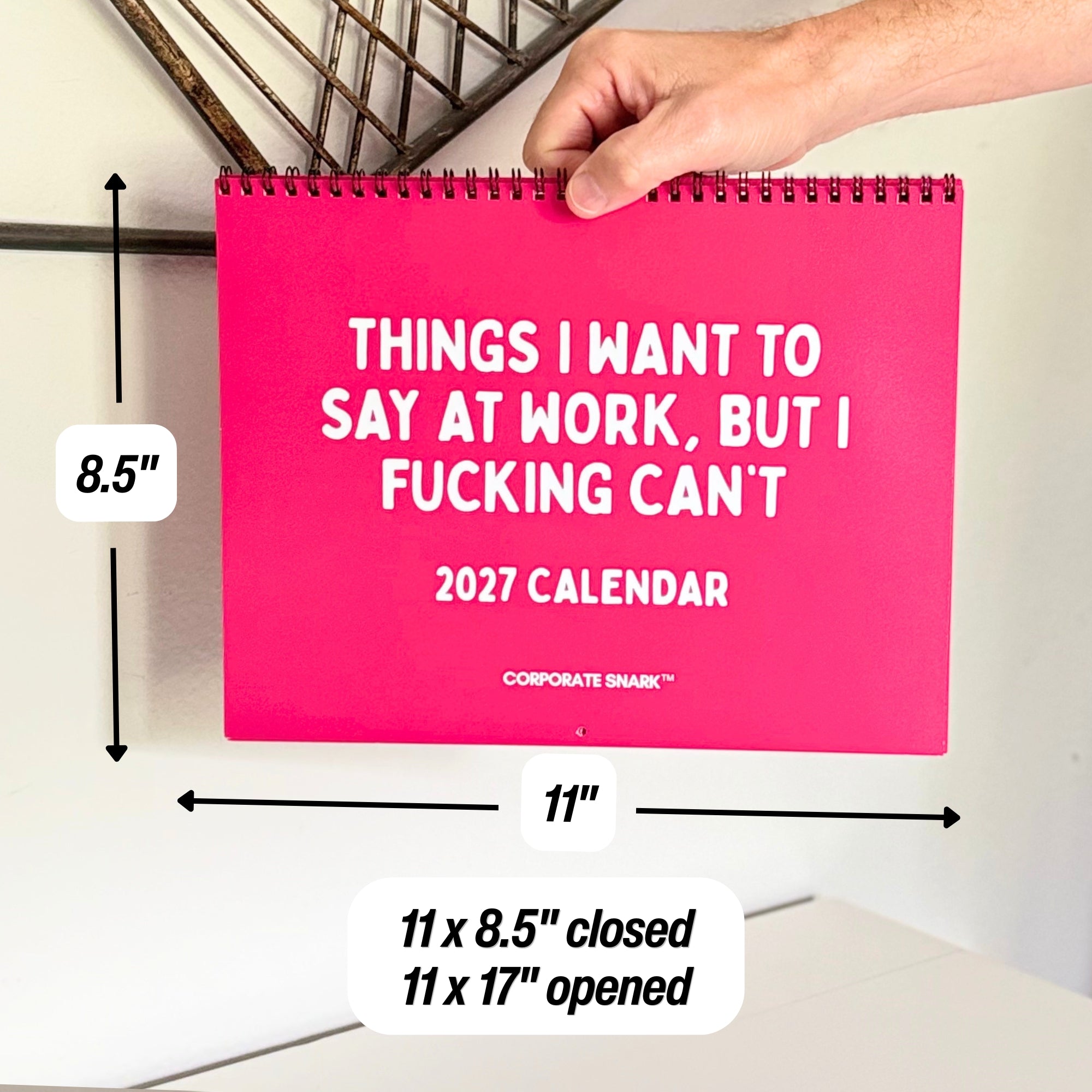 2027 Things I Want To Say At Work But I Can't Calendar