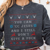 You Can 'CC Jesus Ugly Christmas Sweatshirt