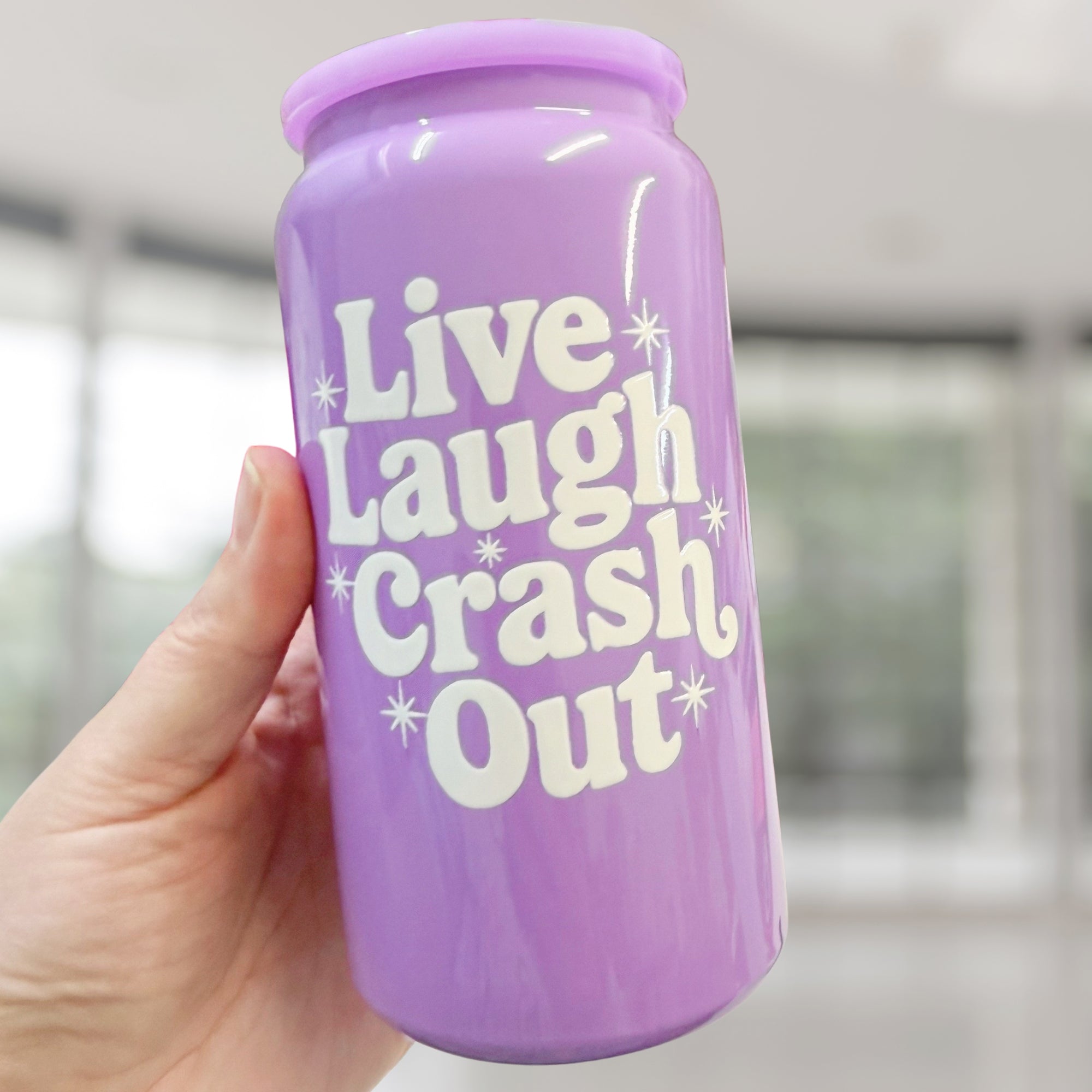 Live Laugh Crash Out Tumbler