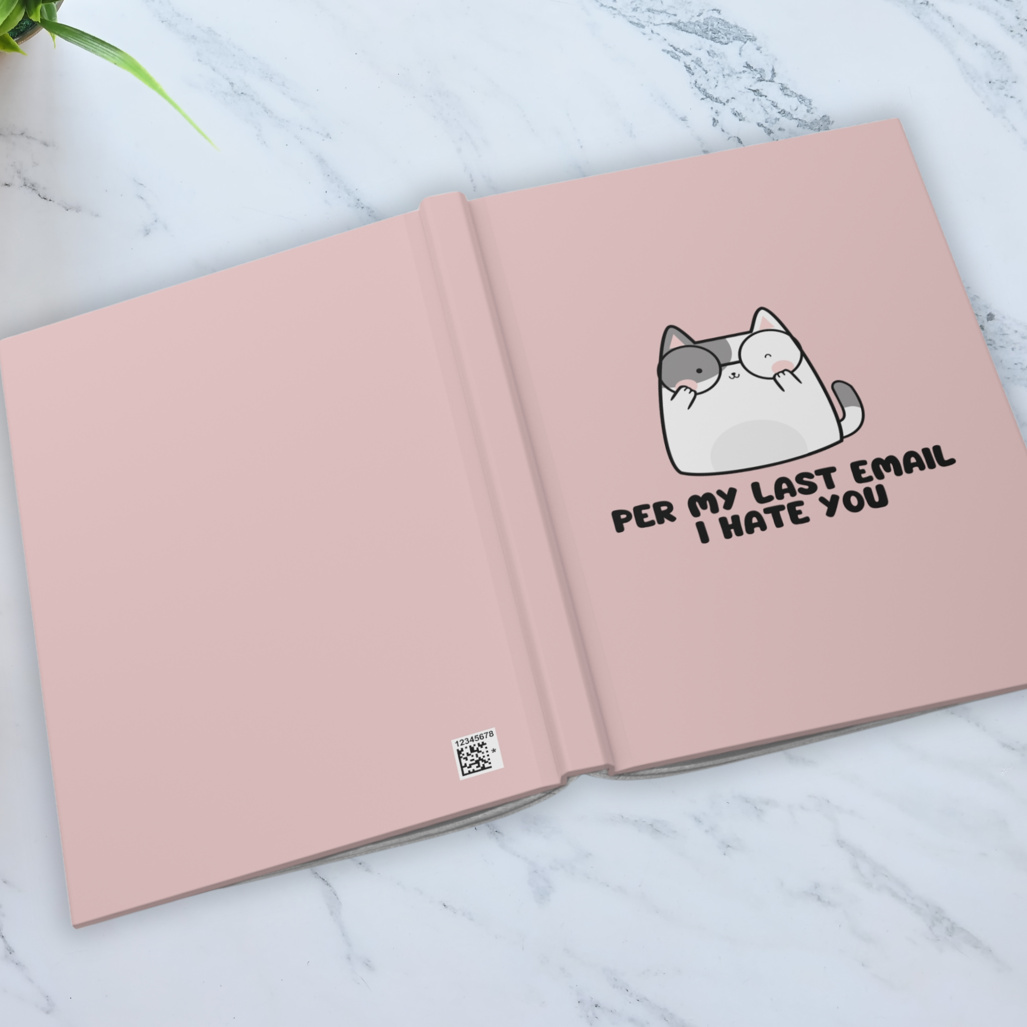 Per My Last Email I Hate You Hardcover Journal