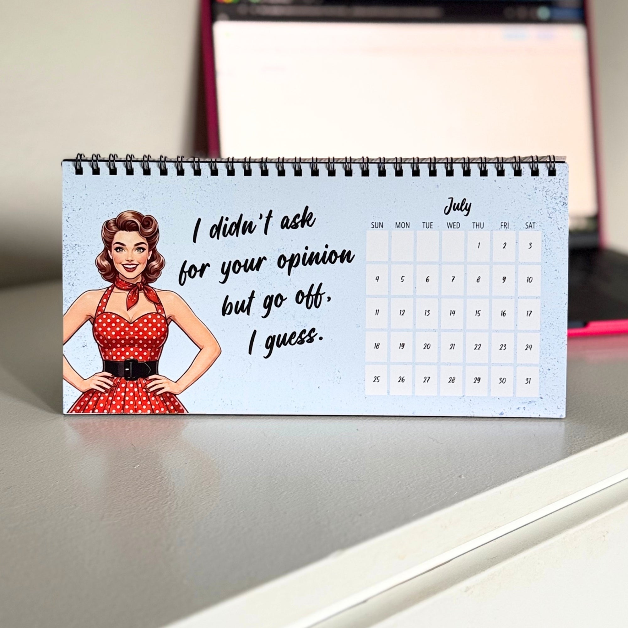 2027 I Wish Being a Bitch Paid The Bills Calendar