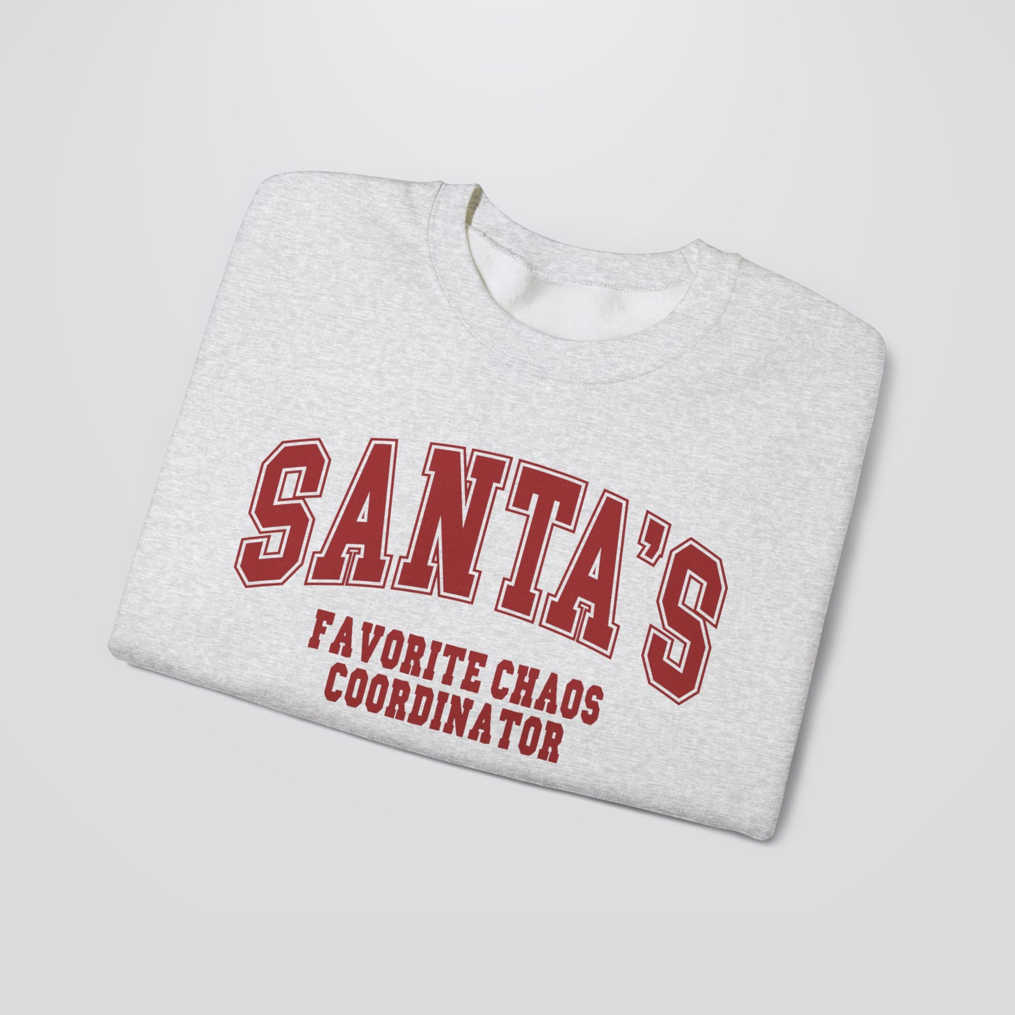 Santa's Favorite Chaos Coordinator Christmas Sweatshirt