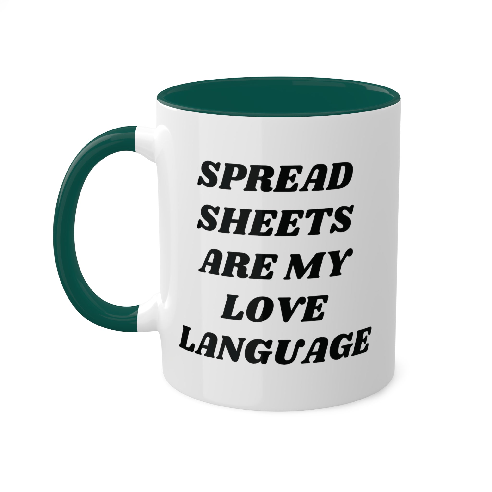 Spreadsheets Are My Love Language Mug 11 oz