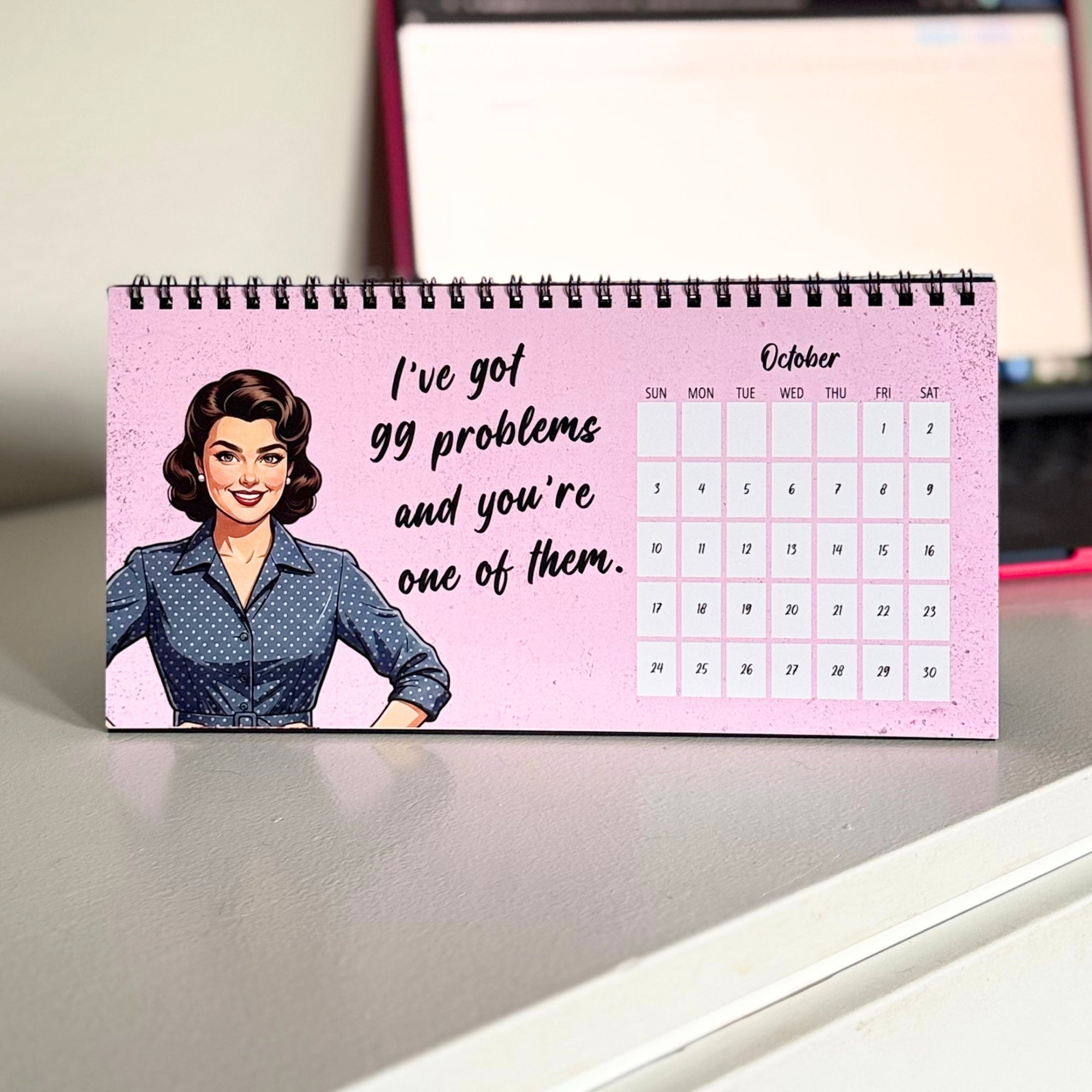 2027 I Wish Being a Bitch Paid The Bills Calendar