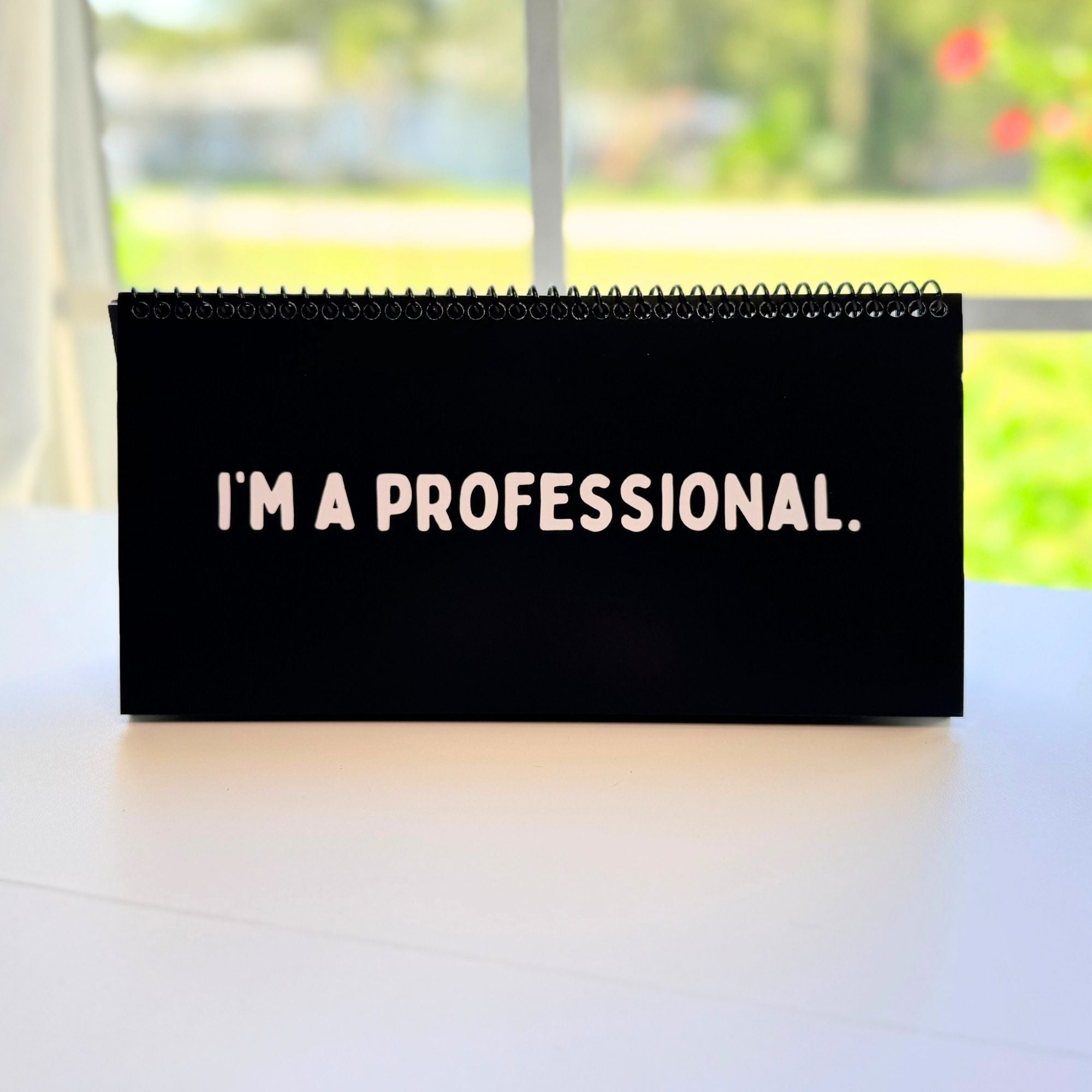 Daily Mood Desk Sign Black
