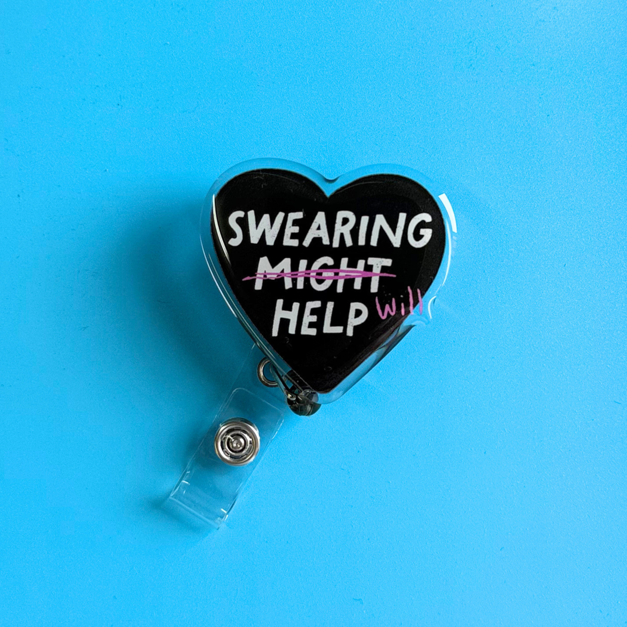 Swearing Might Help Badge Reel