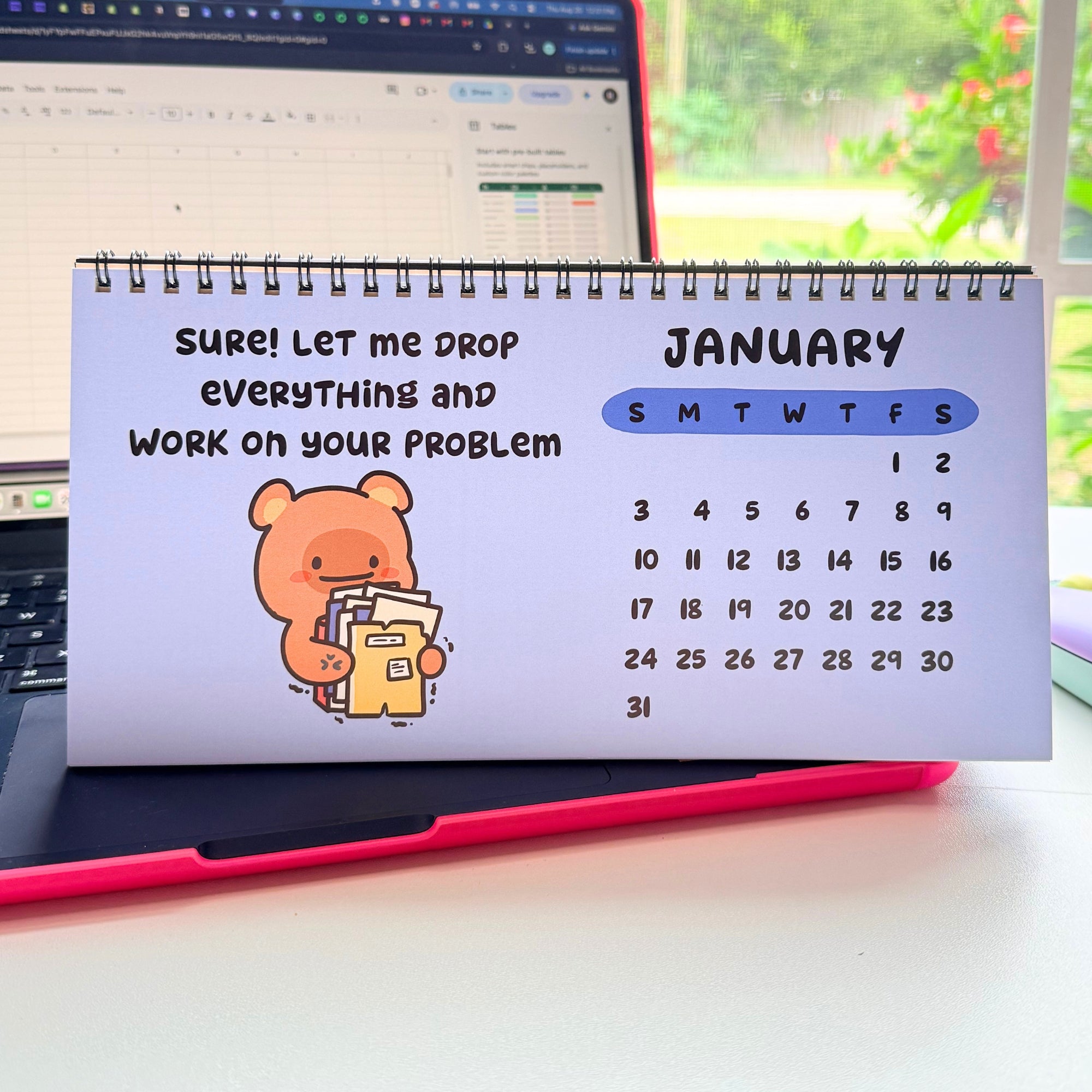 2027 Live, Laugh, Crash Out Calendar