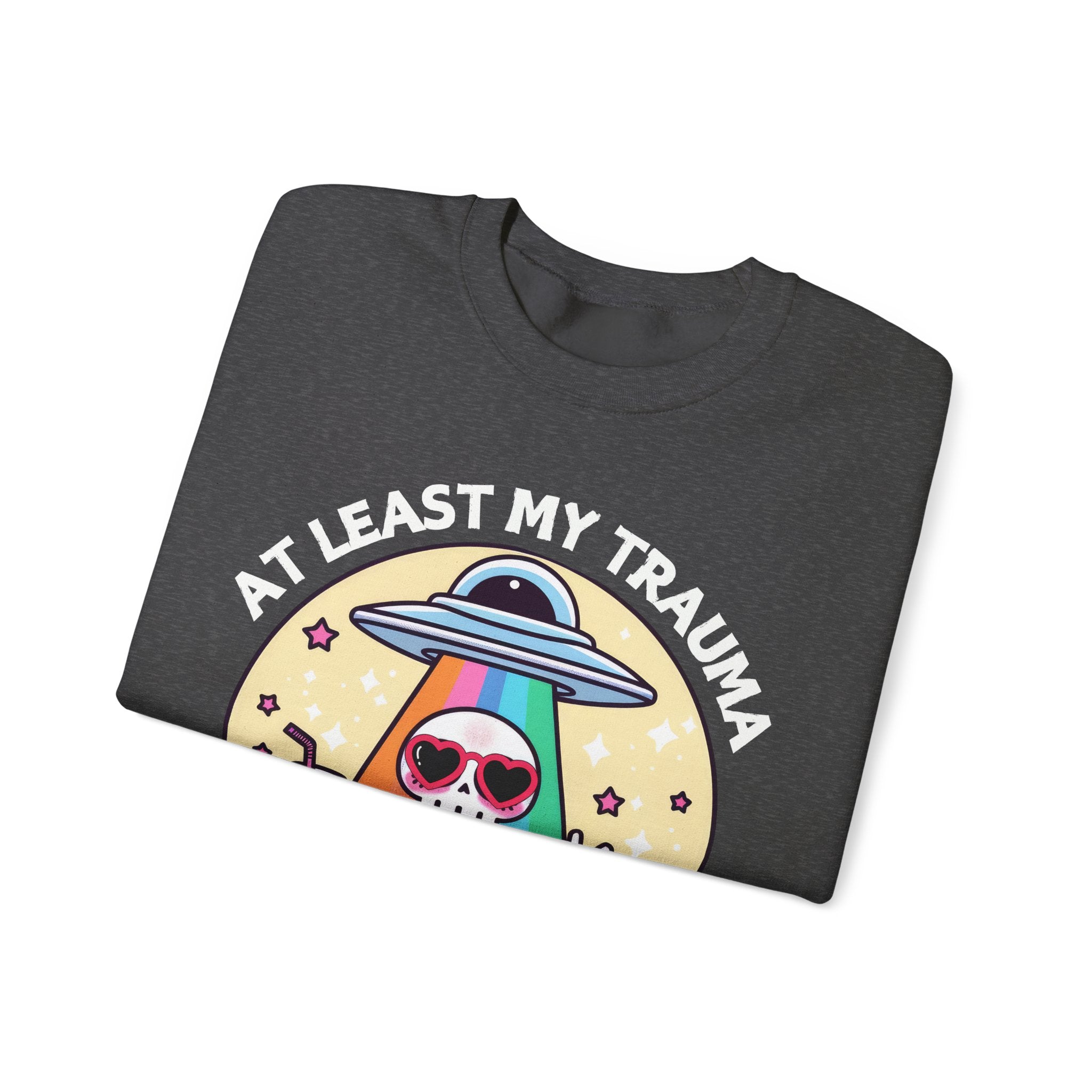 At Least My Trauma Made Me Funny Sweatshirt UK