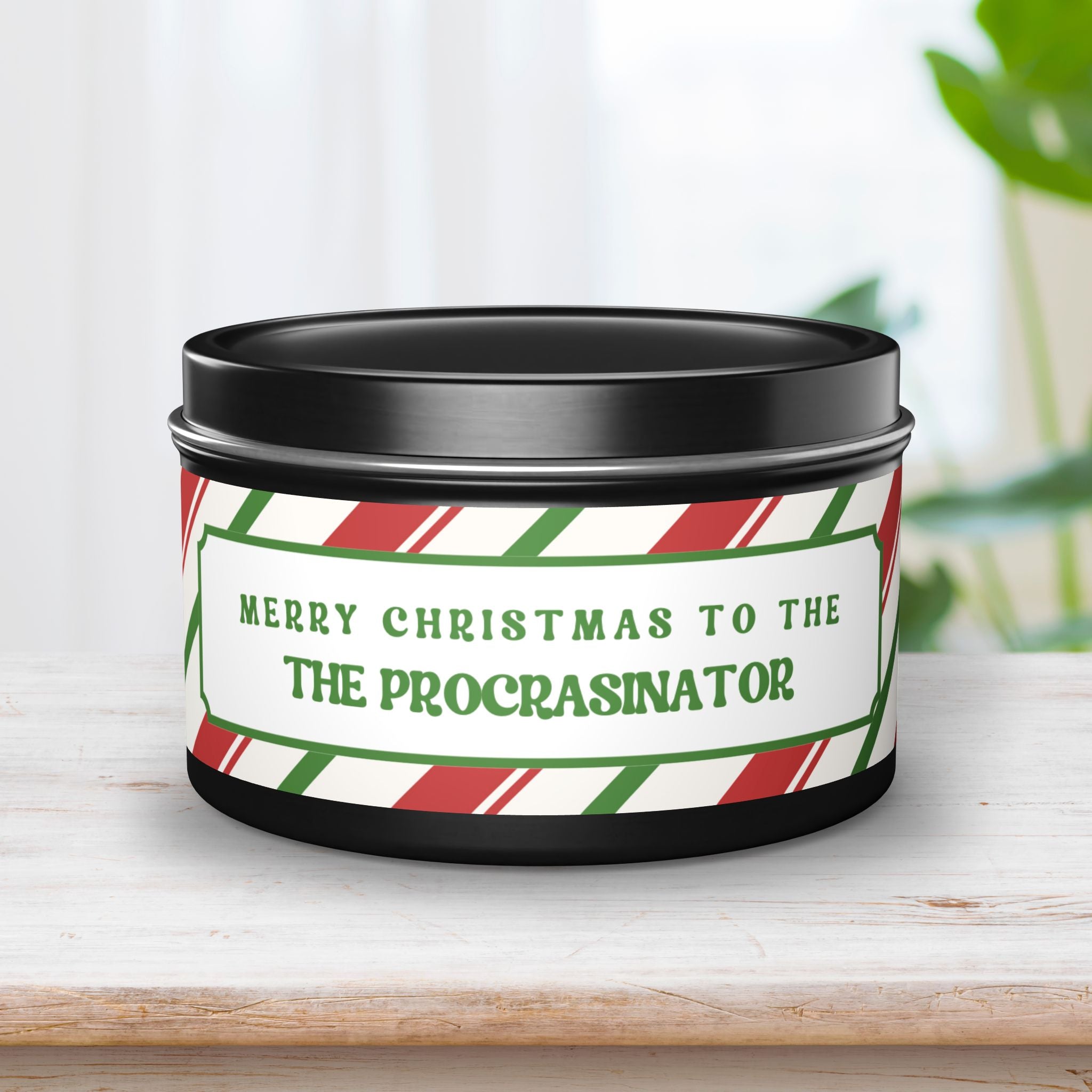 Merry Christmas to the Procrastinator Candle