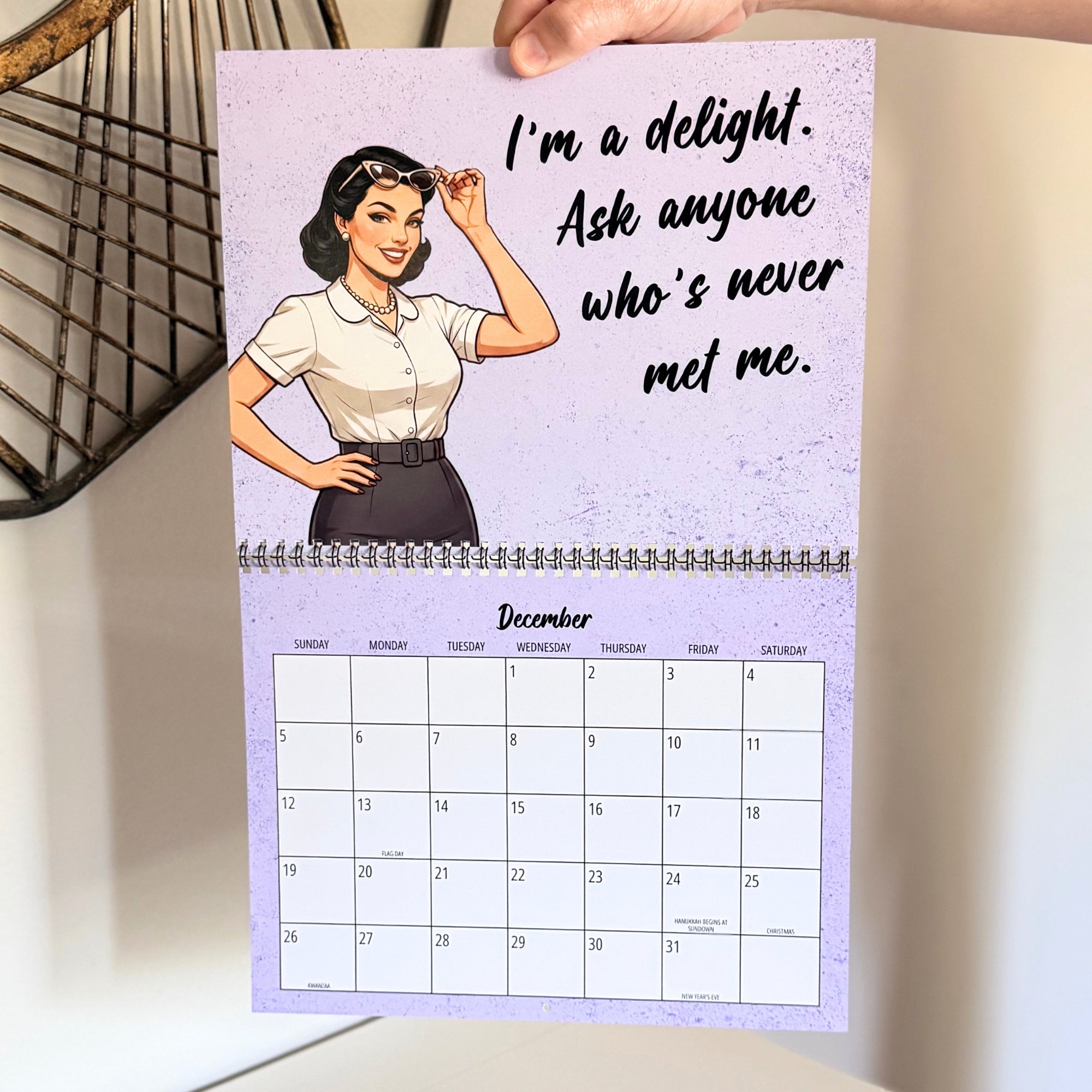 2027 I Wish Being a Bitch Paid The Bills Calendar