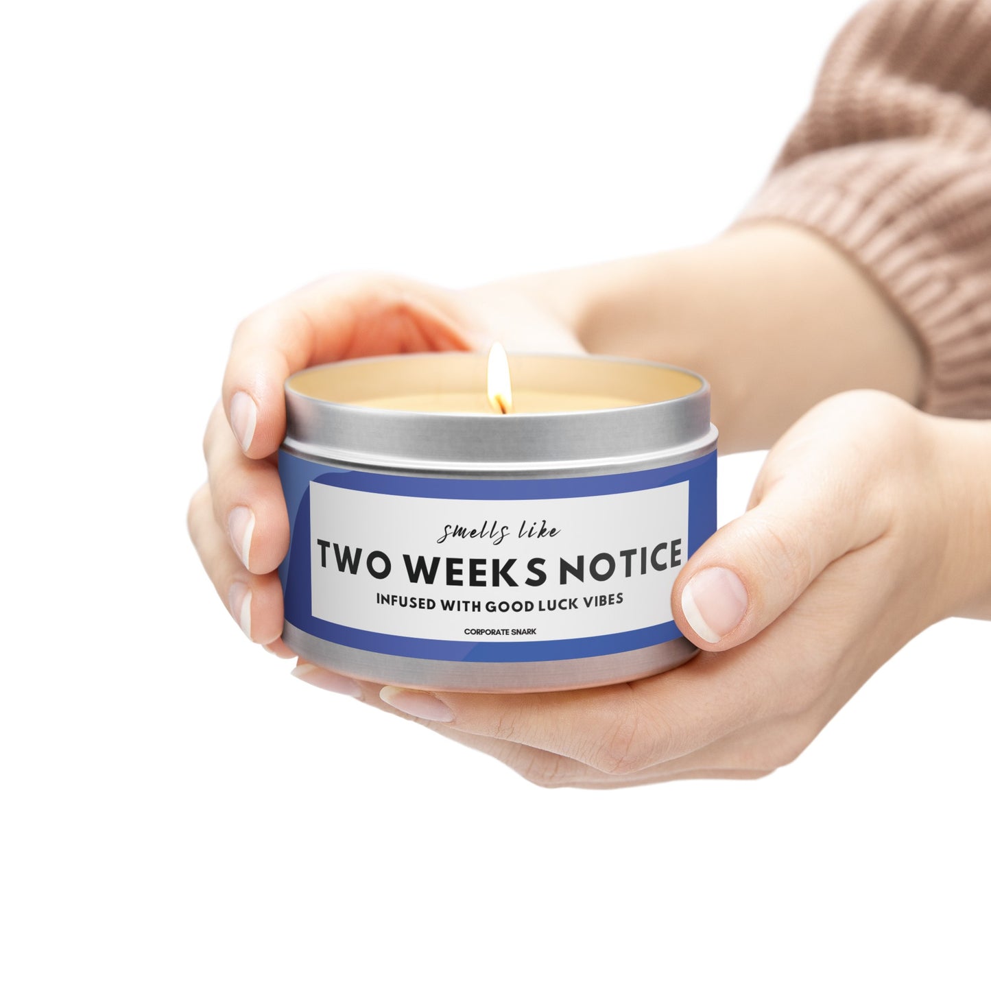 Smells Like Two Weeks Notice, Infused with Good Luck Vibes Candle