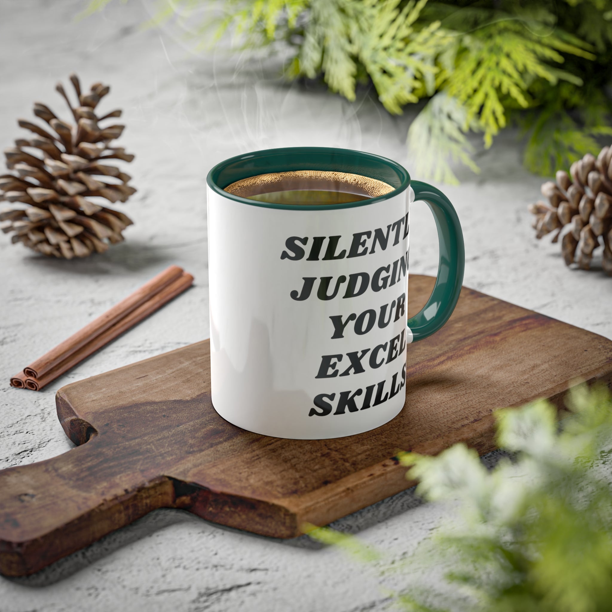 Silently Judging Your Excel Skills Mug 11 oz