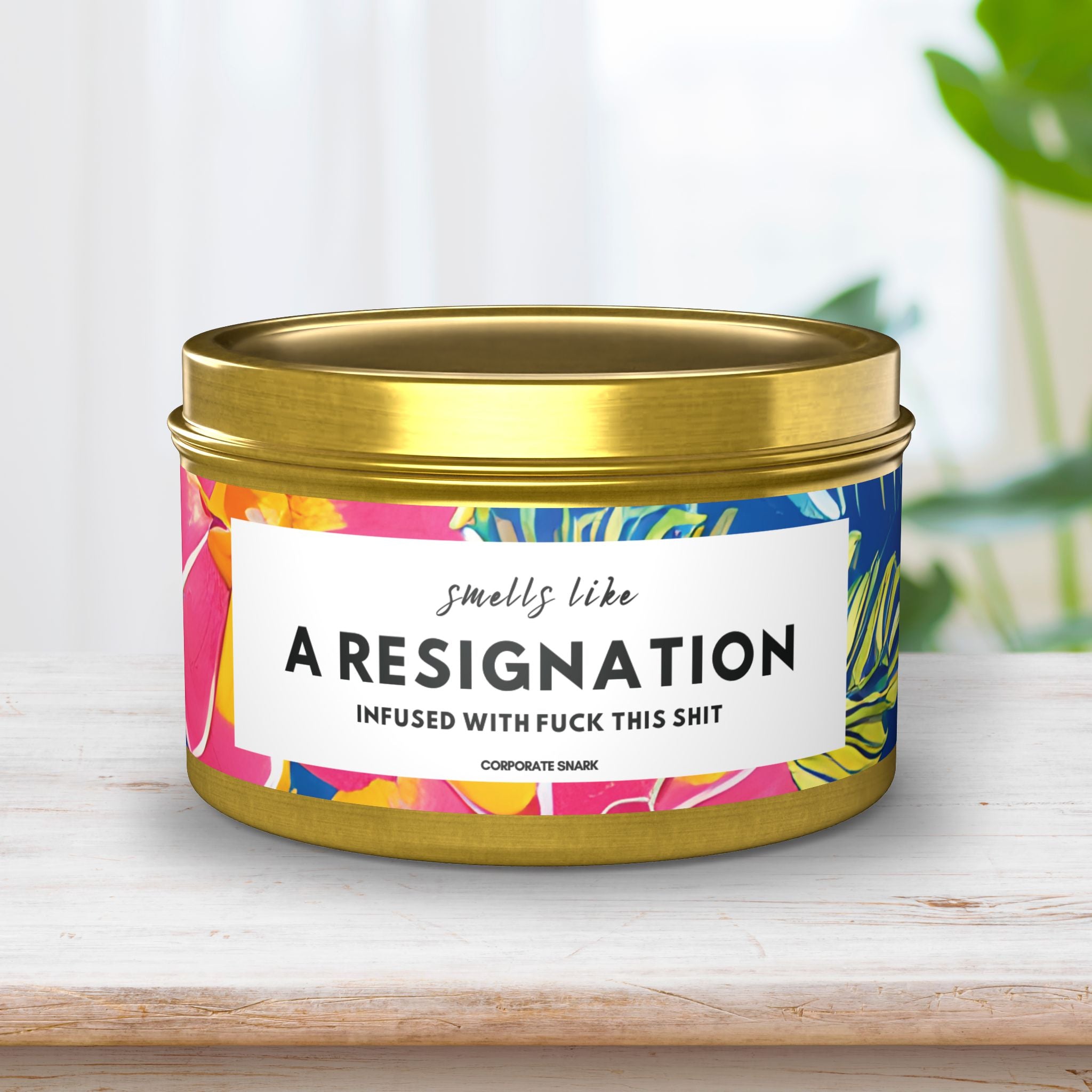 Smells Like a Resignation Candle