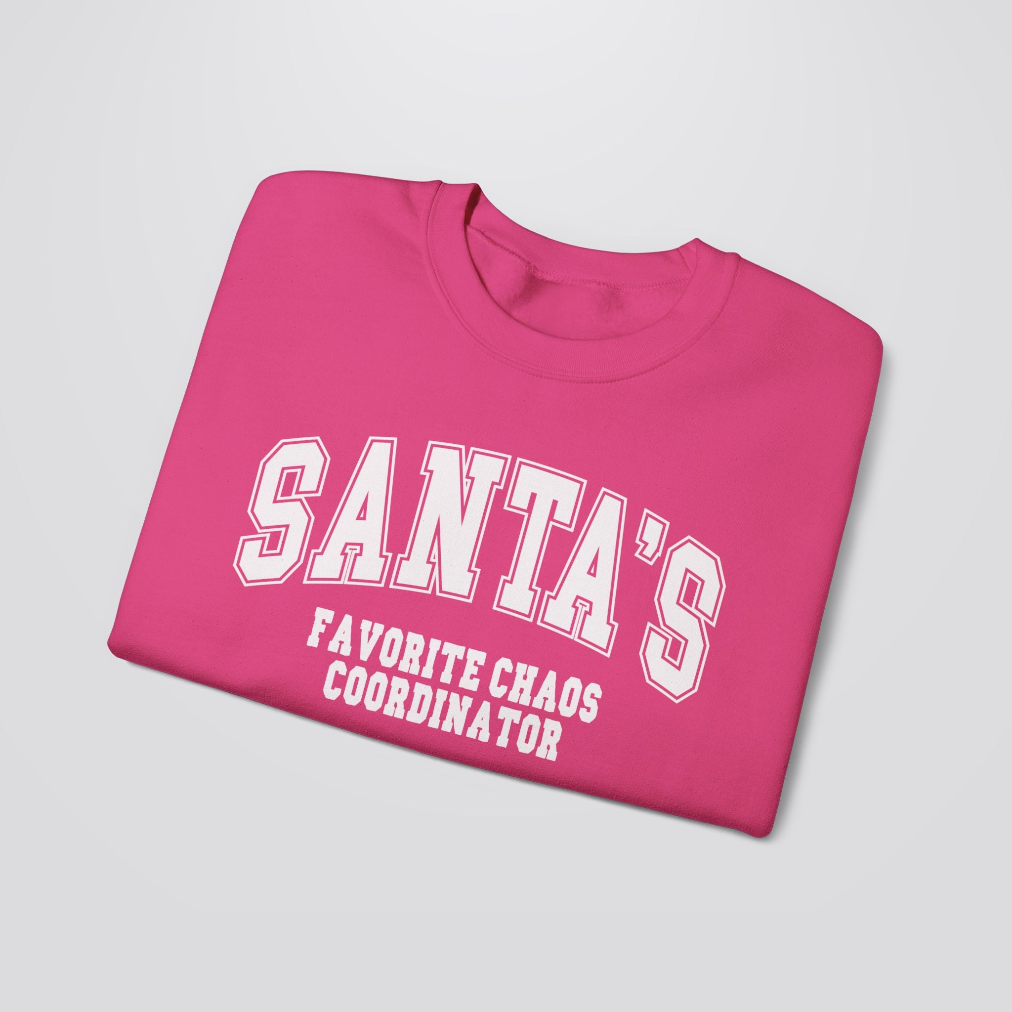 Santa's Favorite Chaos Coordinator Christmas Sweatshirt