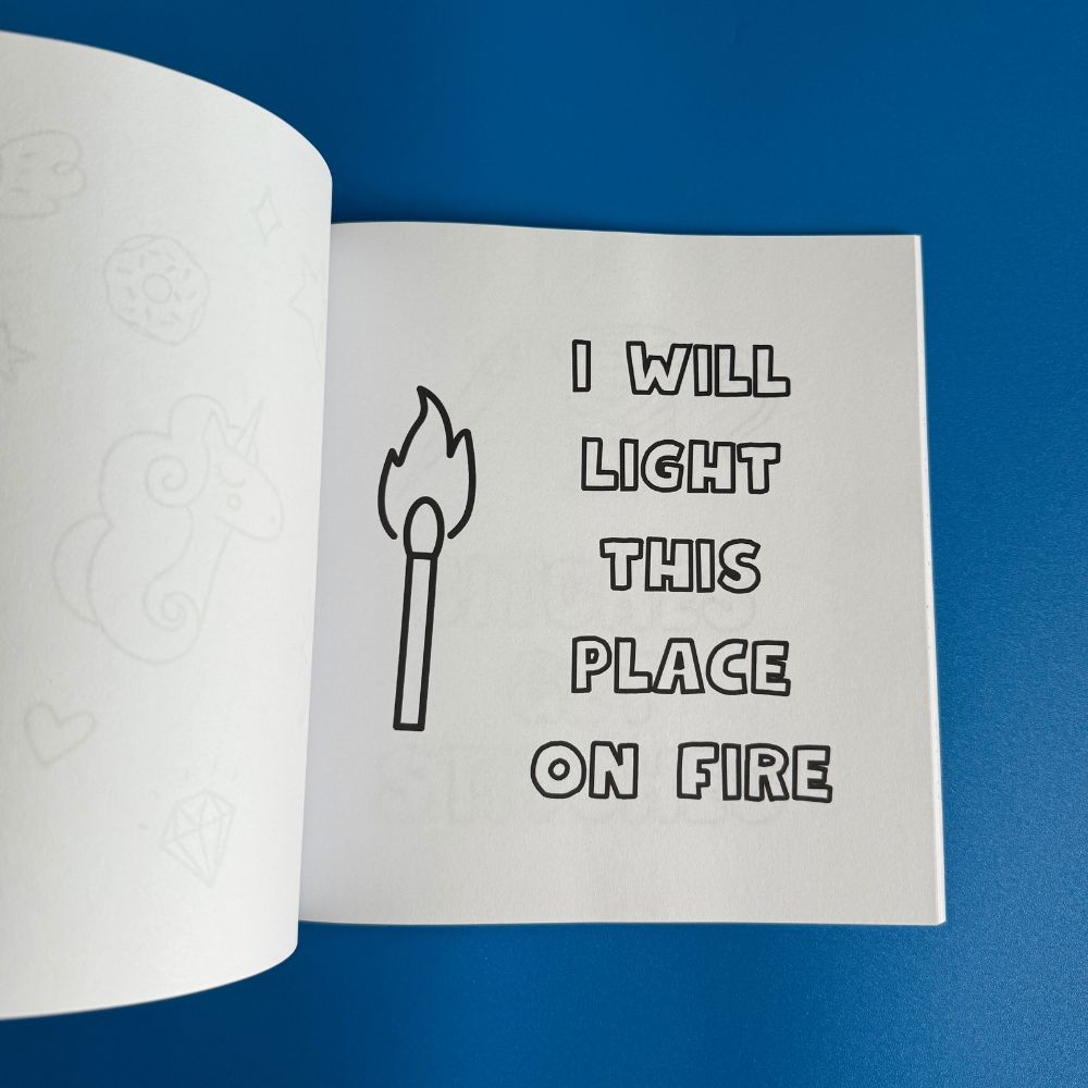 Funny Work Things I Want to Say at Work But I Can't Adult Coloring Book