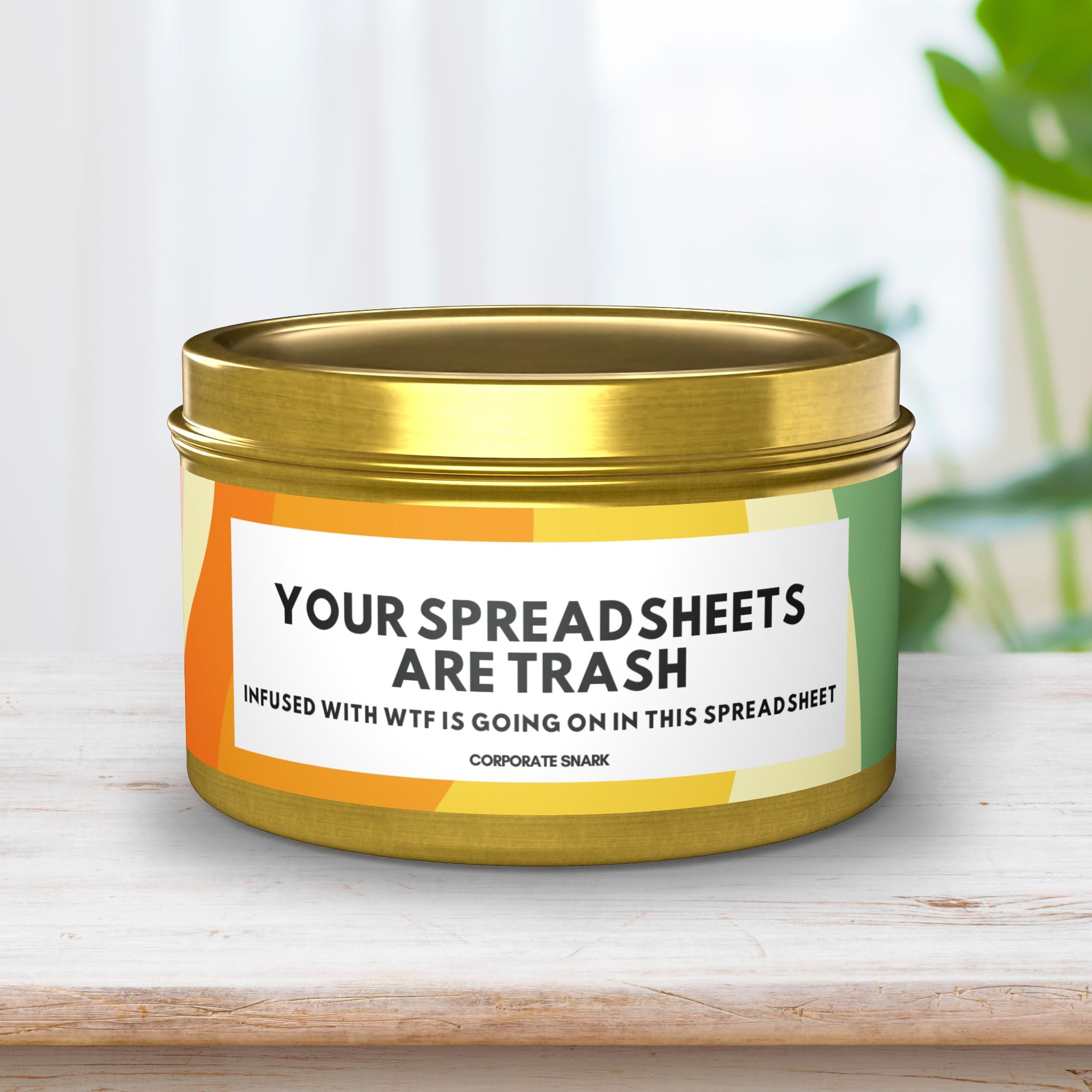 Your Spreadsheets Are Trash, Infused with WTF is Going On in This Spreadsheet Candle