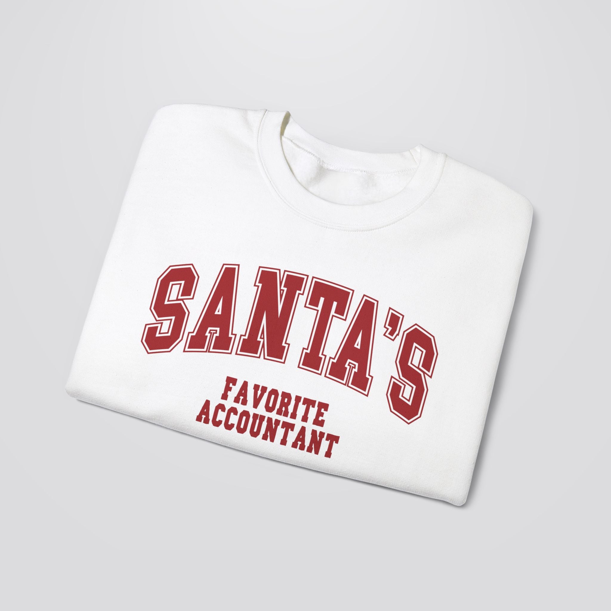 Santa's Favorite Accountant Christmas Sweatshirt