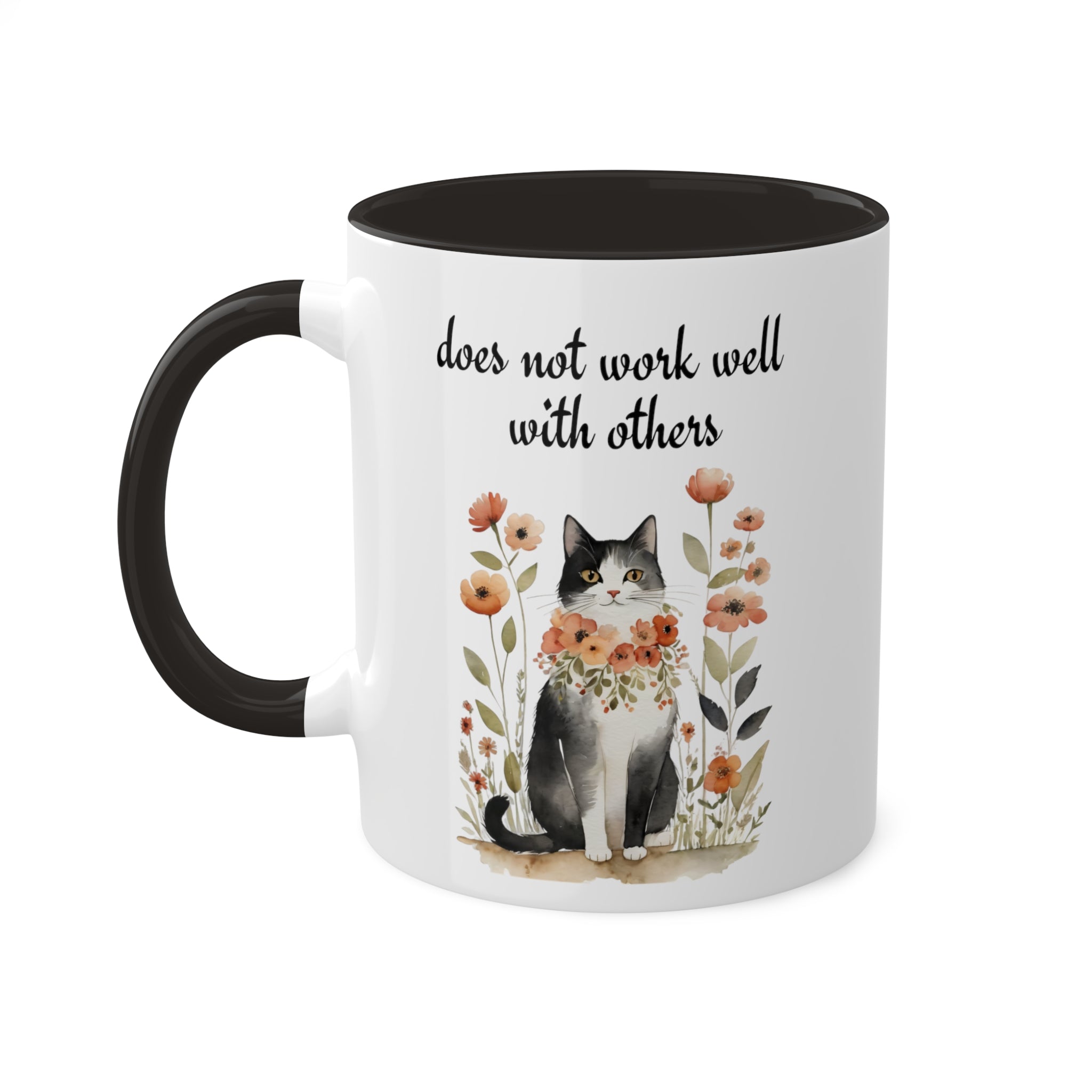 Does Not Work Well With Others Mug 11 oz