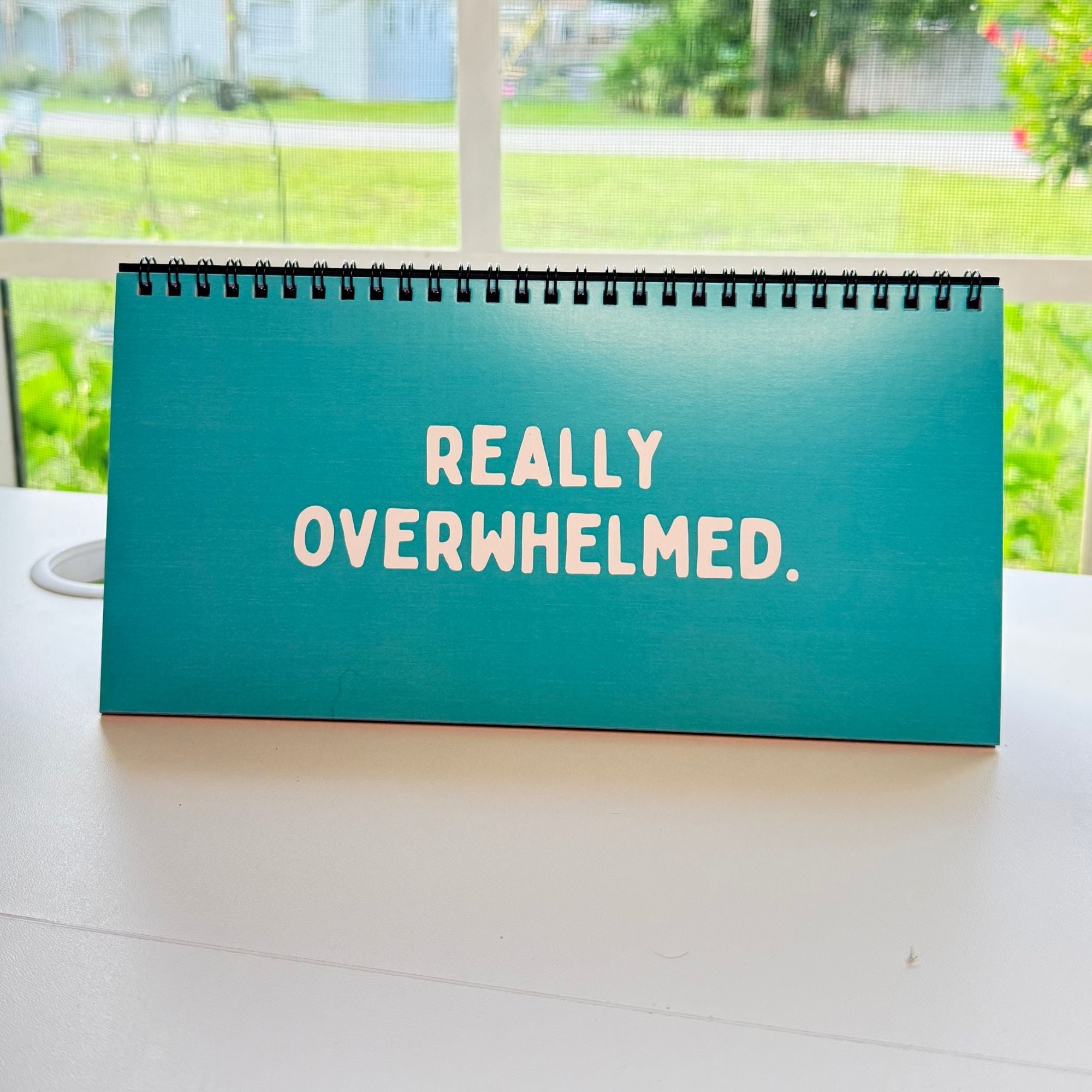The Daily Mood Desk Sign Colorful